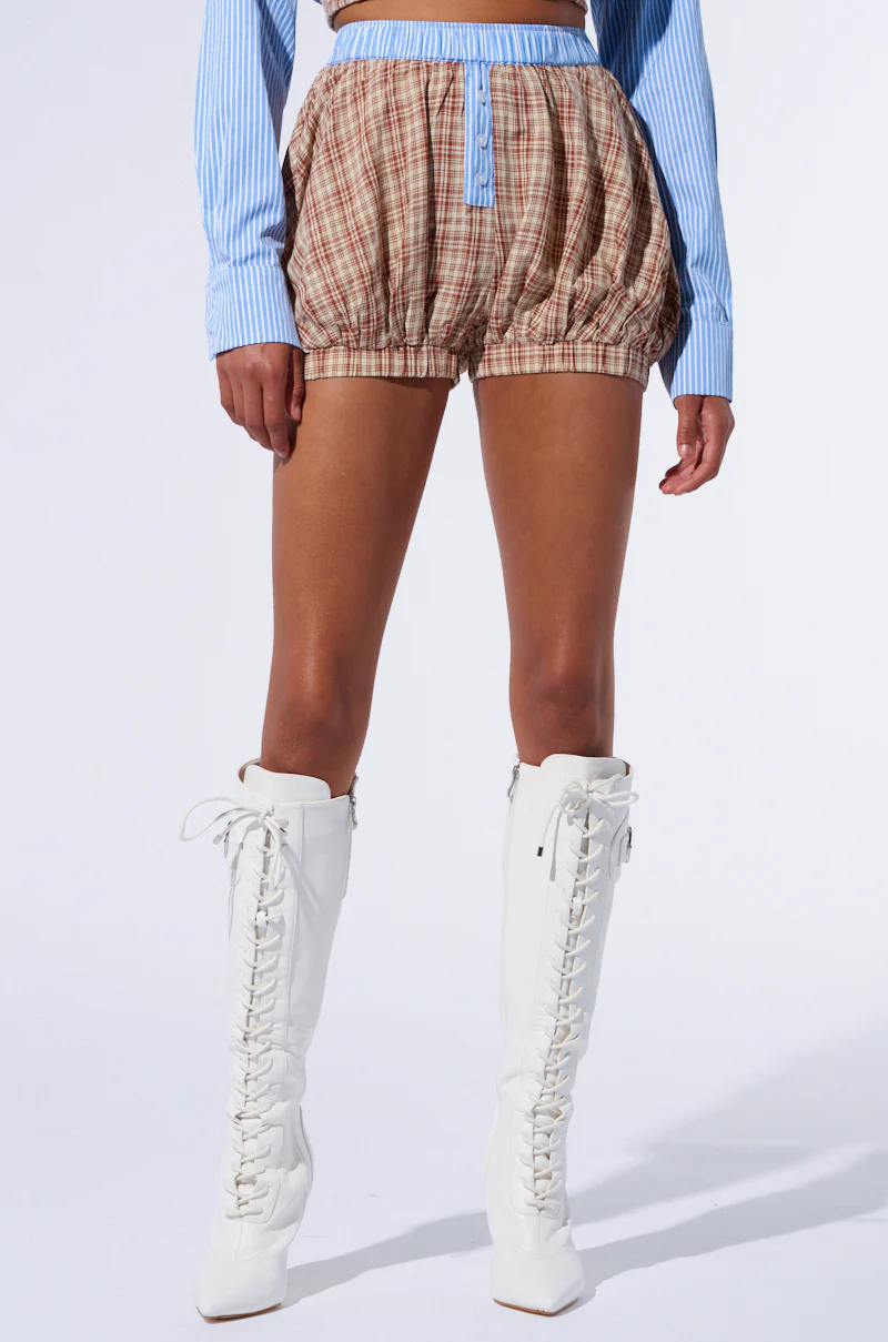 REAL LOVE PLAID SHORT - Image 2