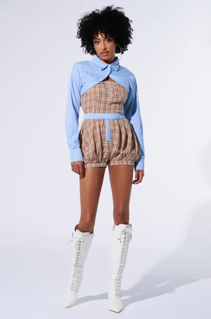 REAL LOVE PLAID SHORT - Image 5
