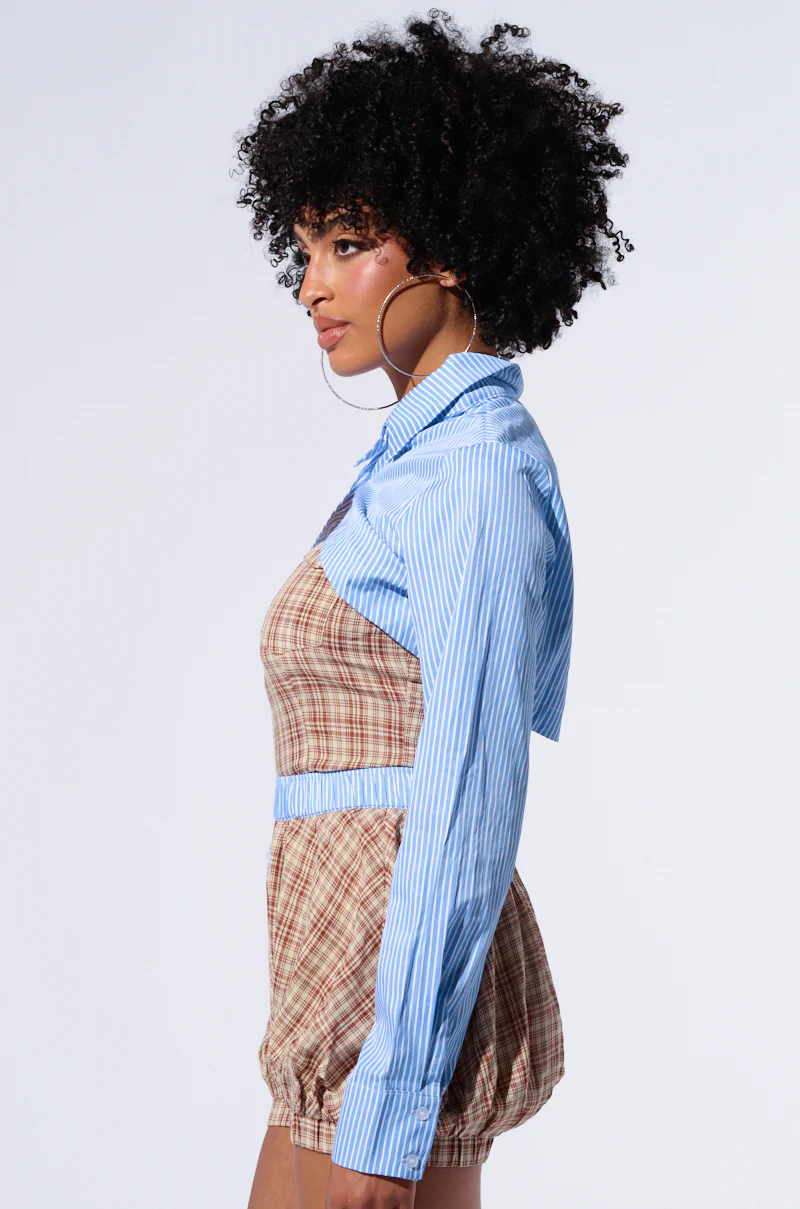 REAL LOVE PLAID TOP - Image 3