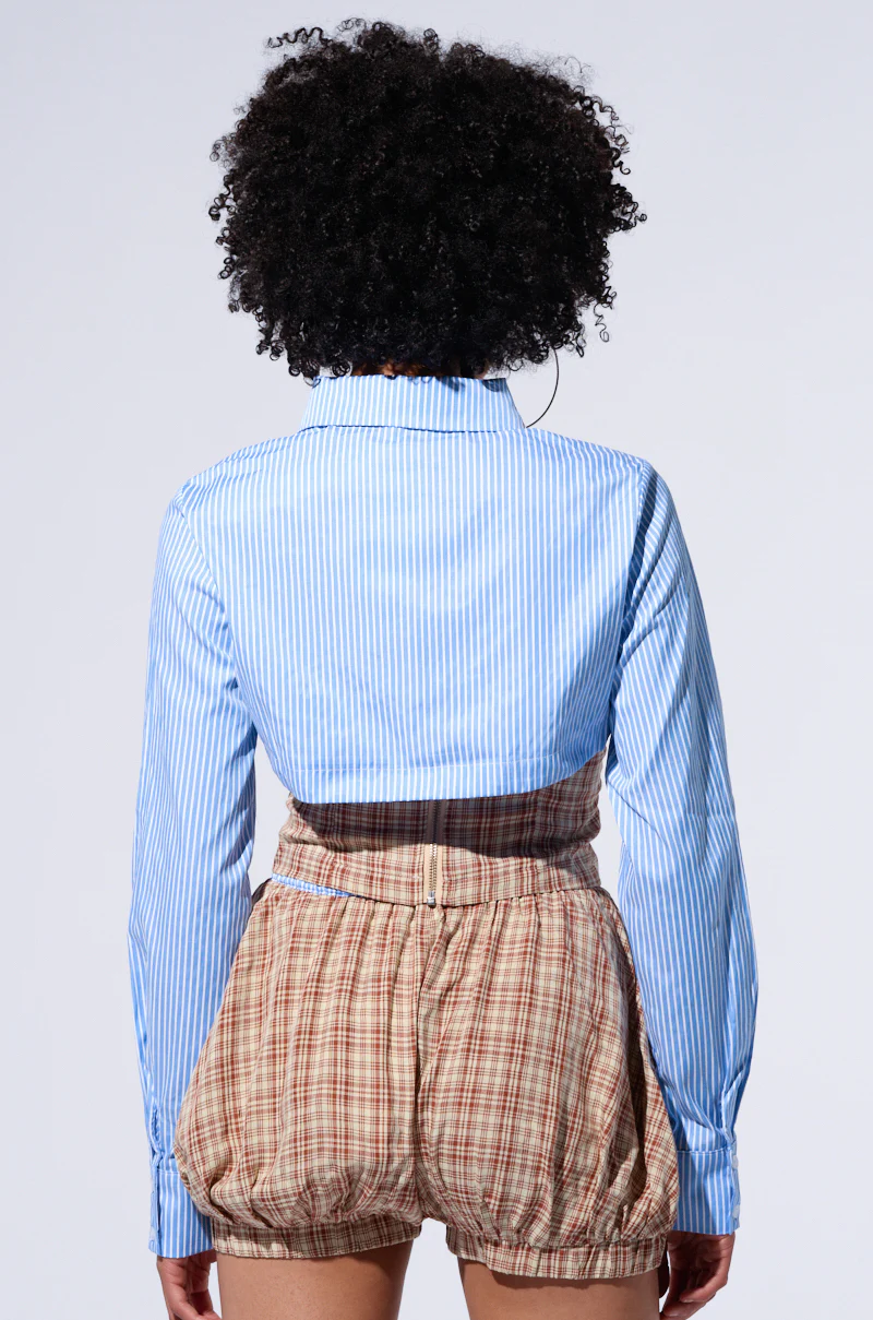 REAL LOVE PLAID TOP - Image 4