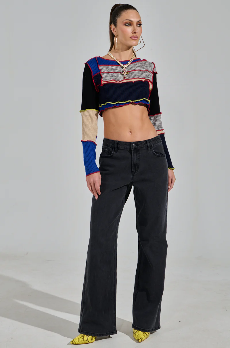 REAL ONE PATCHWORK SWEATER - Image 6