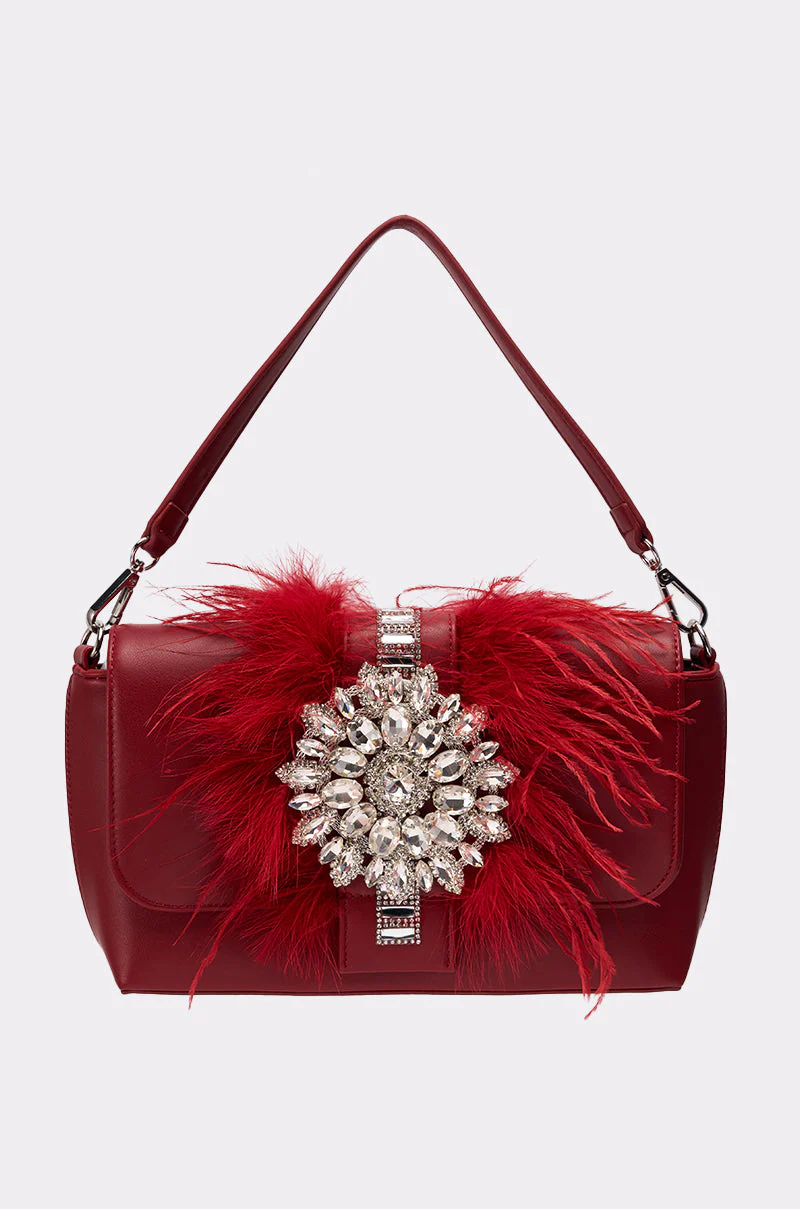 RED CARPET EMBELLISHED PURSE - Image 2