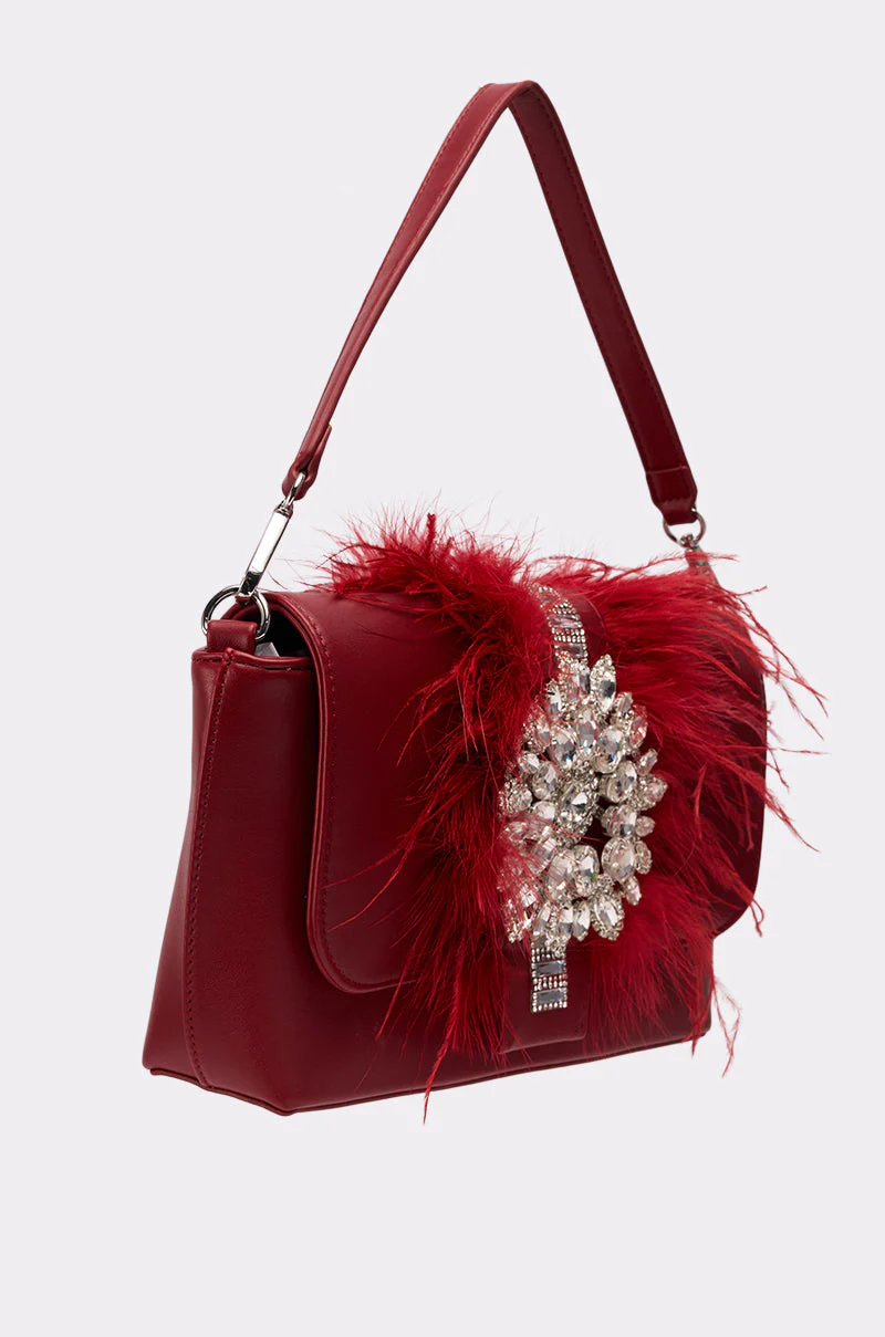 RED CARPET EMBELLISHED PURSE - Image 4