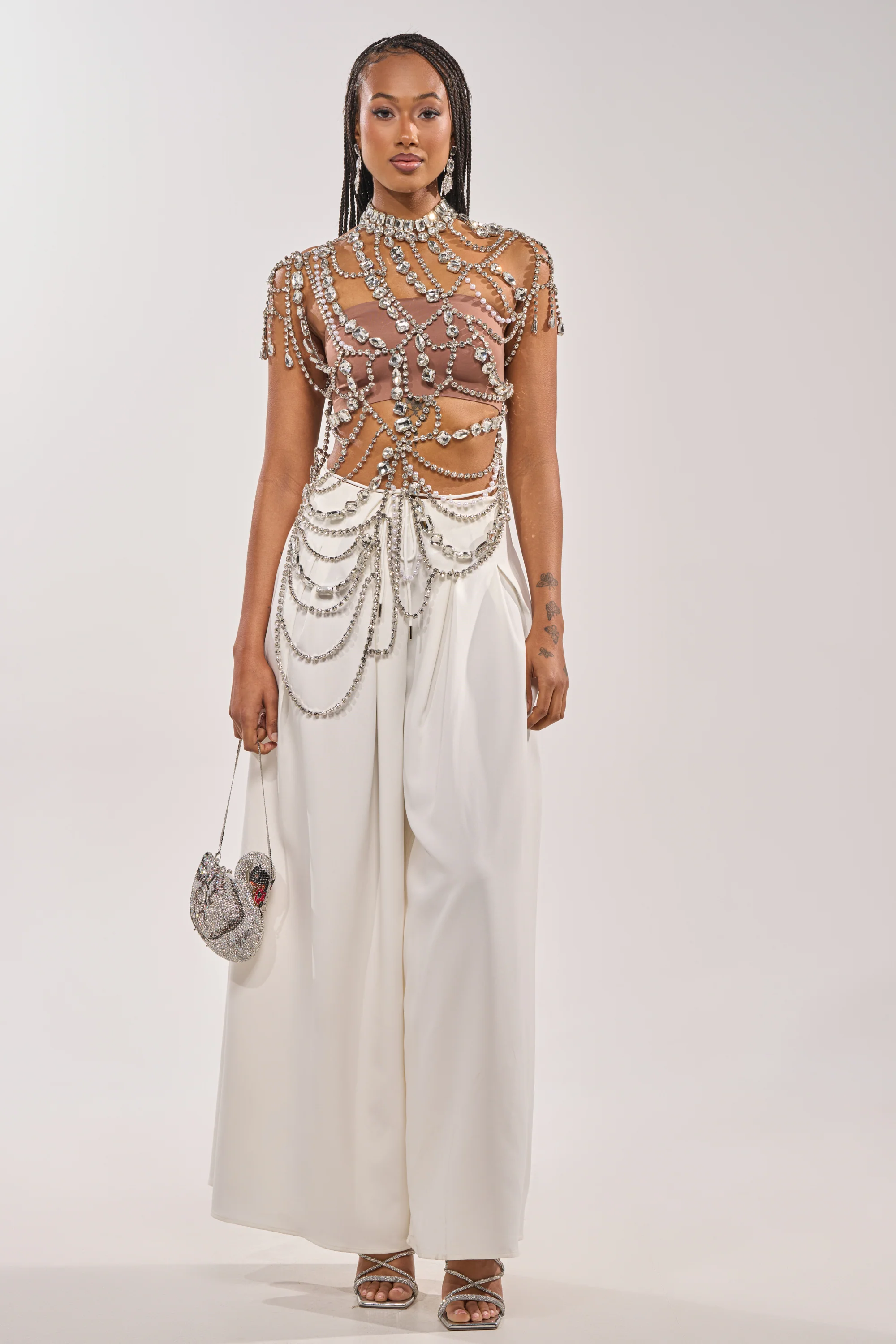 REGAL RHINESTONE CHAIN TOP - Image 6