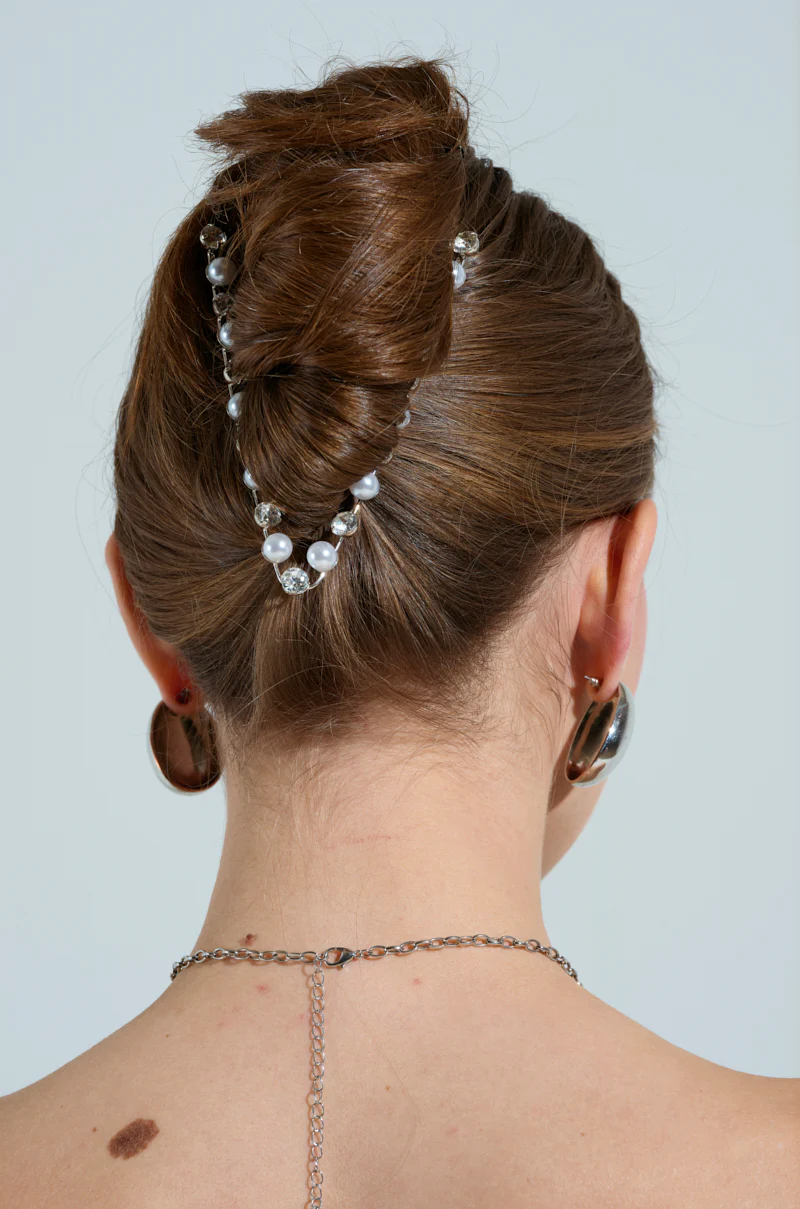 REGAL RHINESTONE HAIR CLIP - Image 2