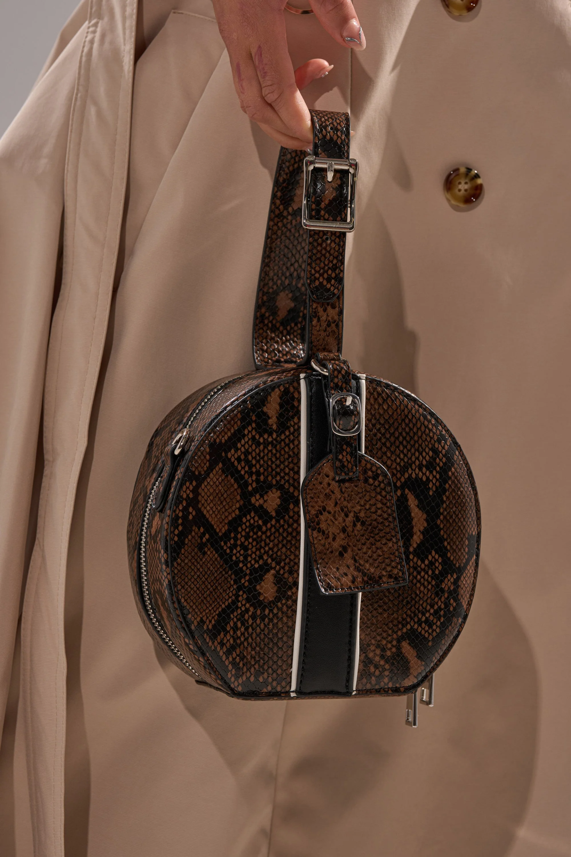 RENEGADE FAUX SNAKE PURSE - Image 2