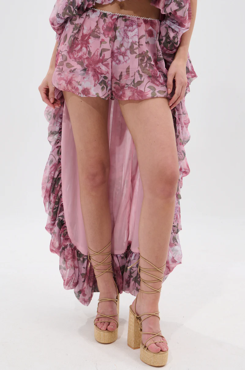 REVERENT FLORAL BLOOMER SHORTS - Image 2