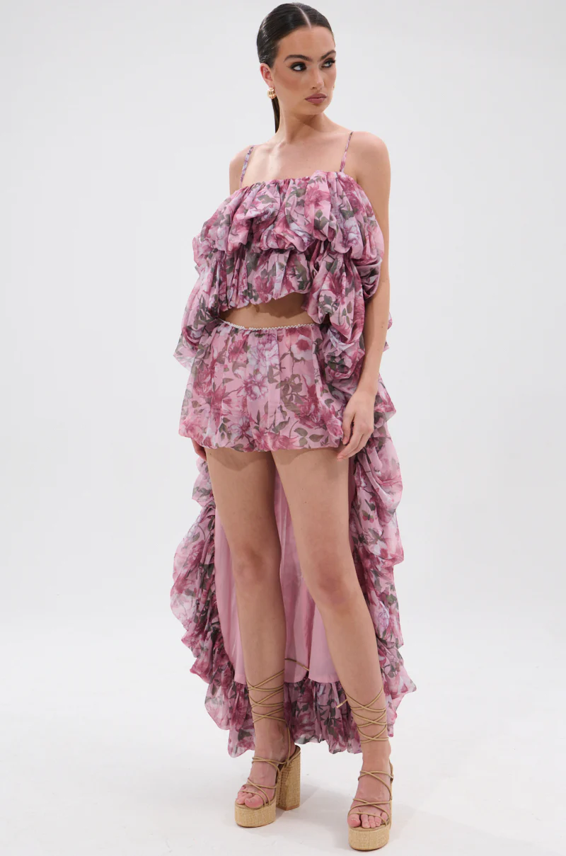 REVERENT FLORAL BLOOMER SHORTS - Image 6