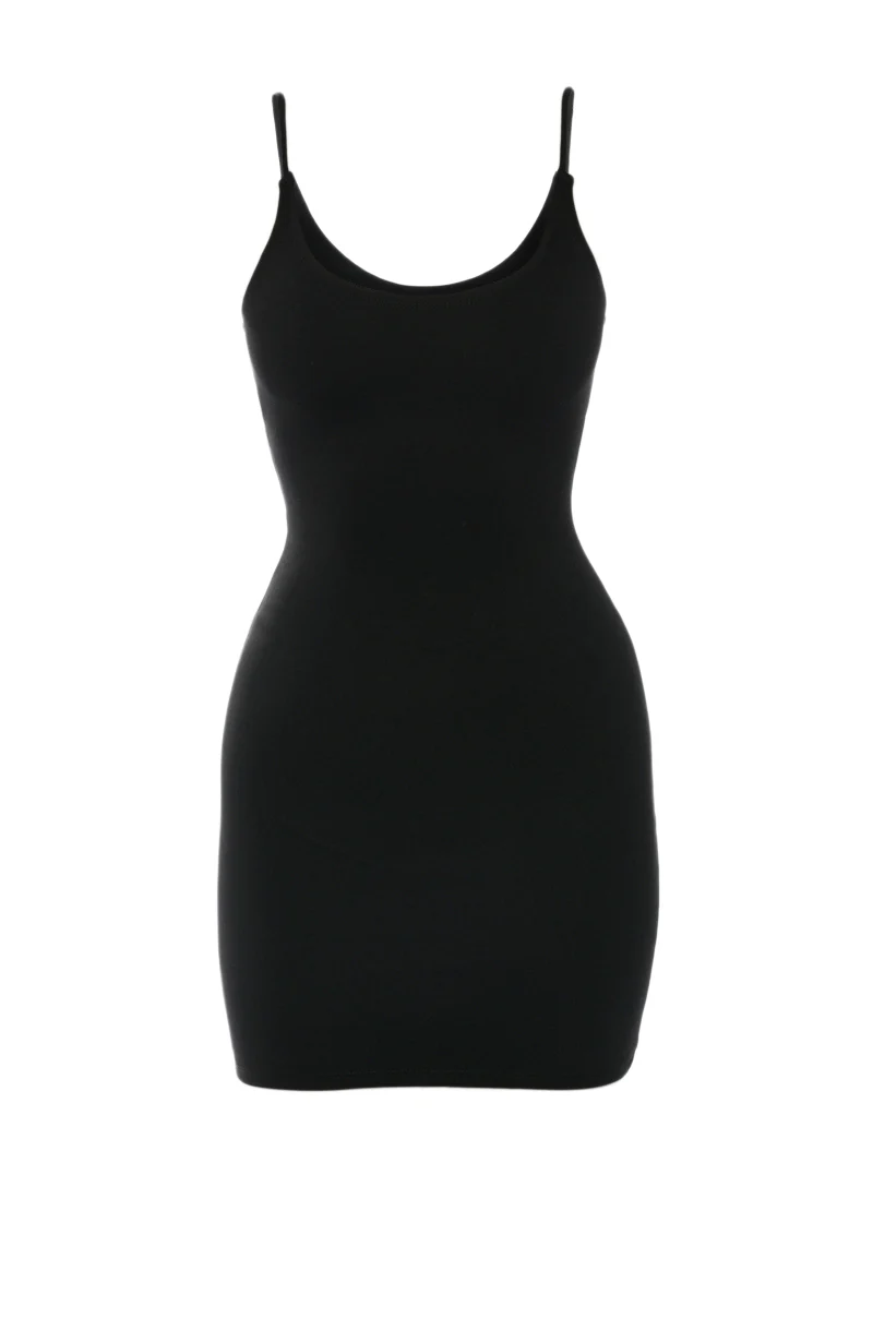 REYLA MINI BODYCON DRESS IN BLACK - Image 7