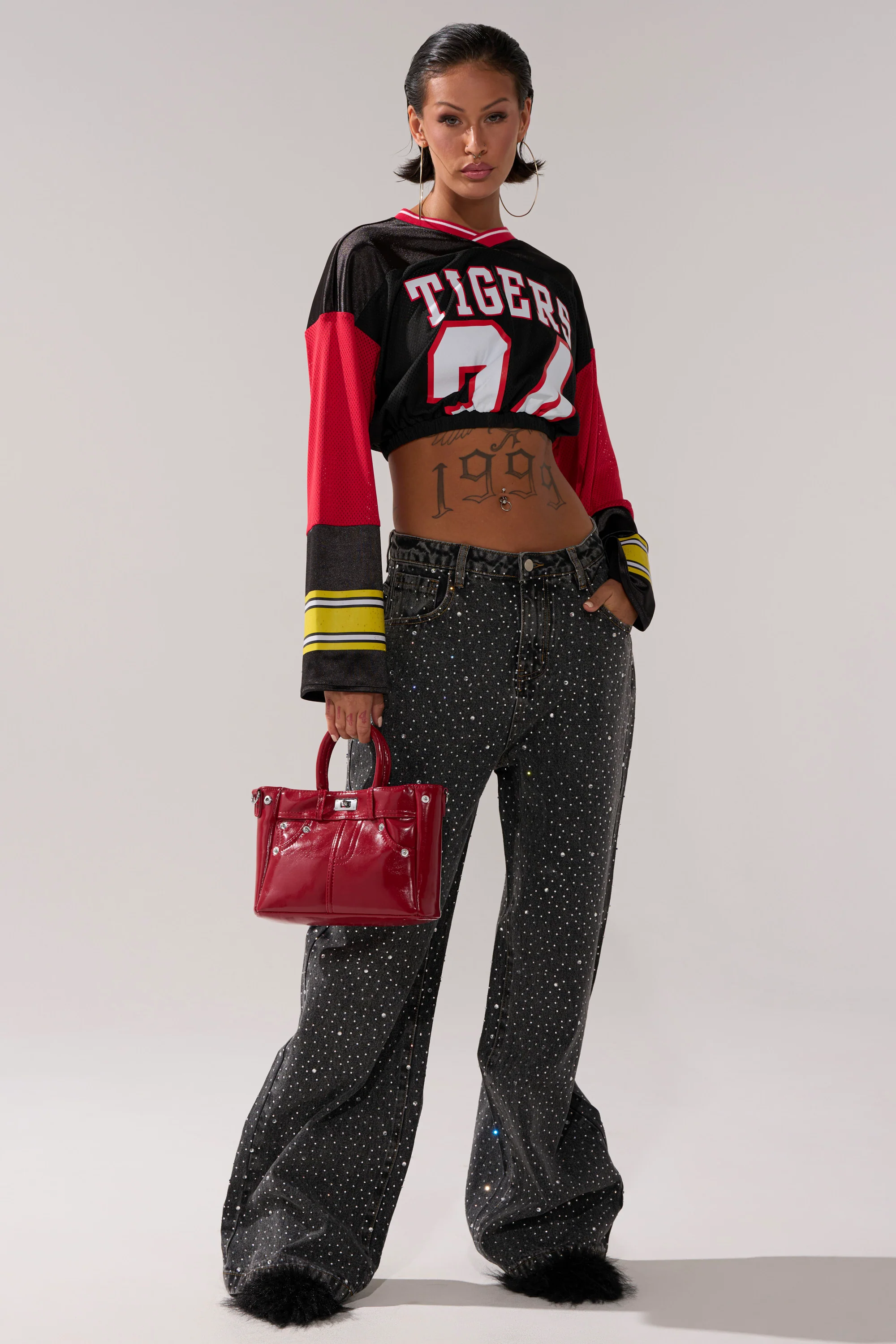 RHINESTONE QUEEN EMBELLISHED DENIM - Image 6