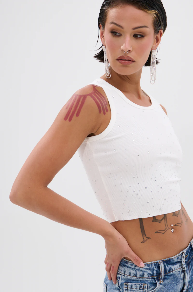 RHINESTONE QUEEN TANK - Image 3