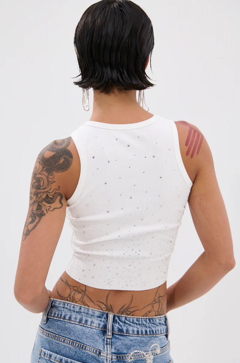 RHINESTONE QUEEN TANK - Image 4