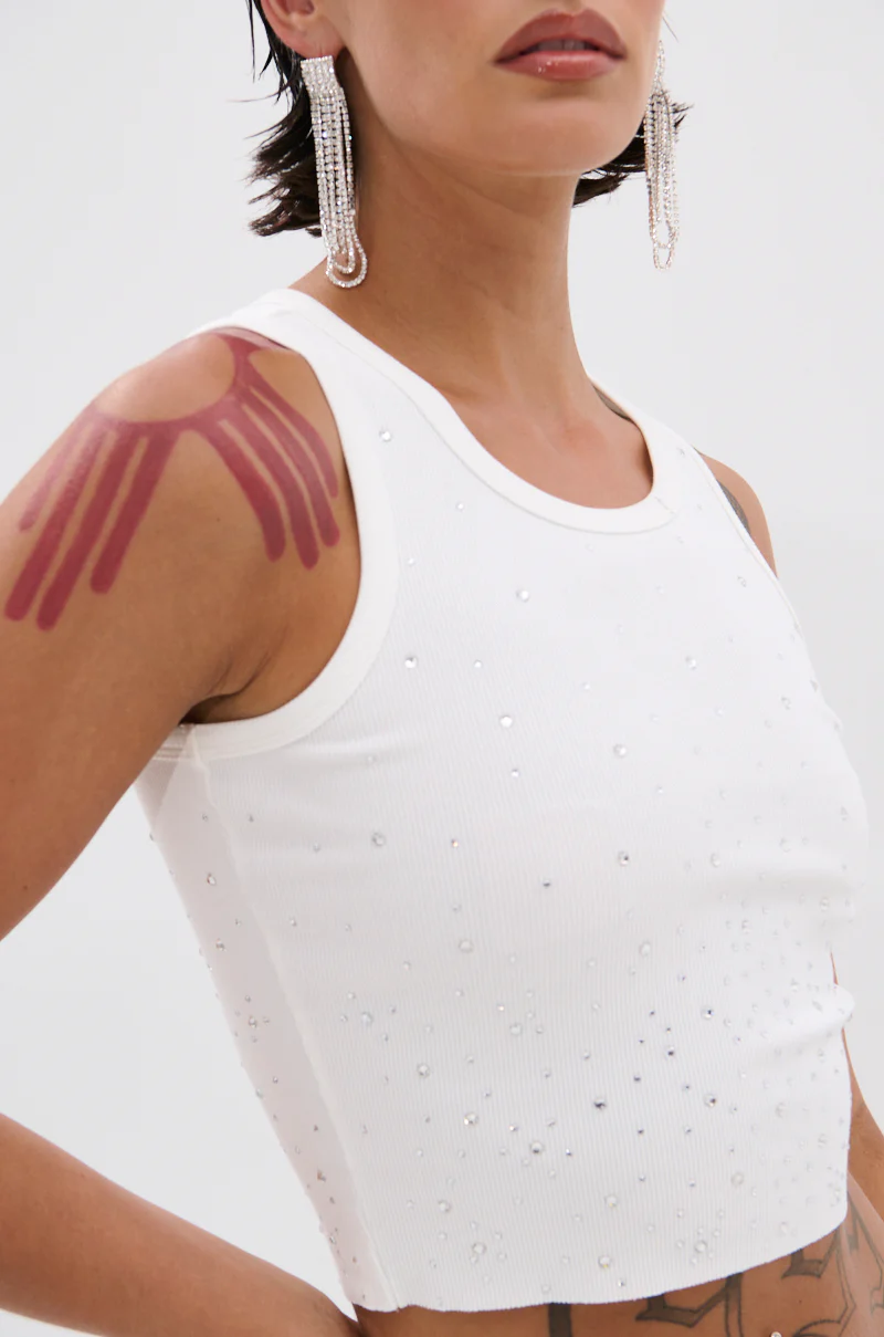RHINESTONE QUEEN TANK - Image 7
