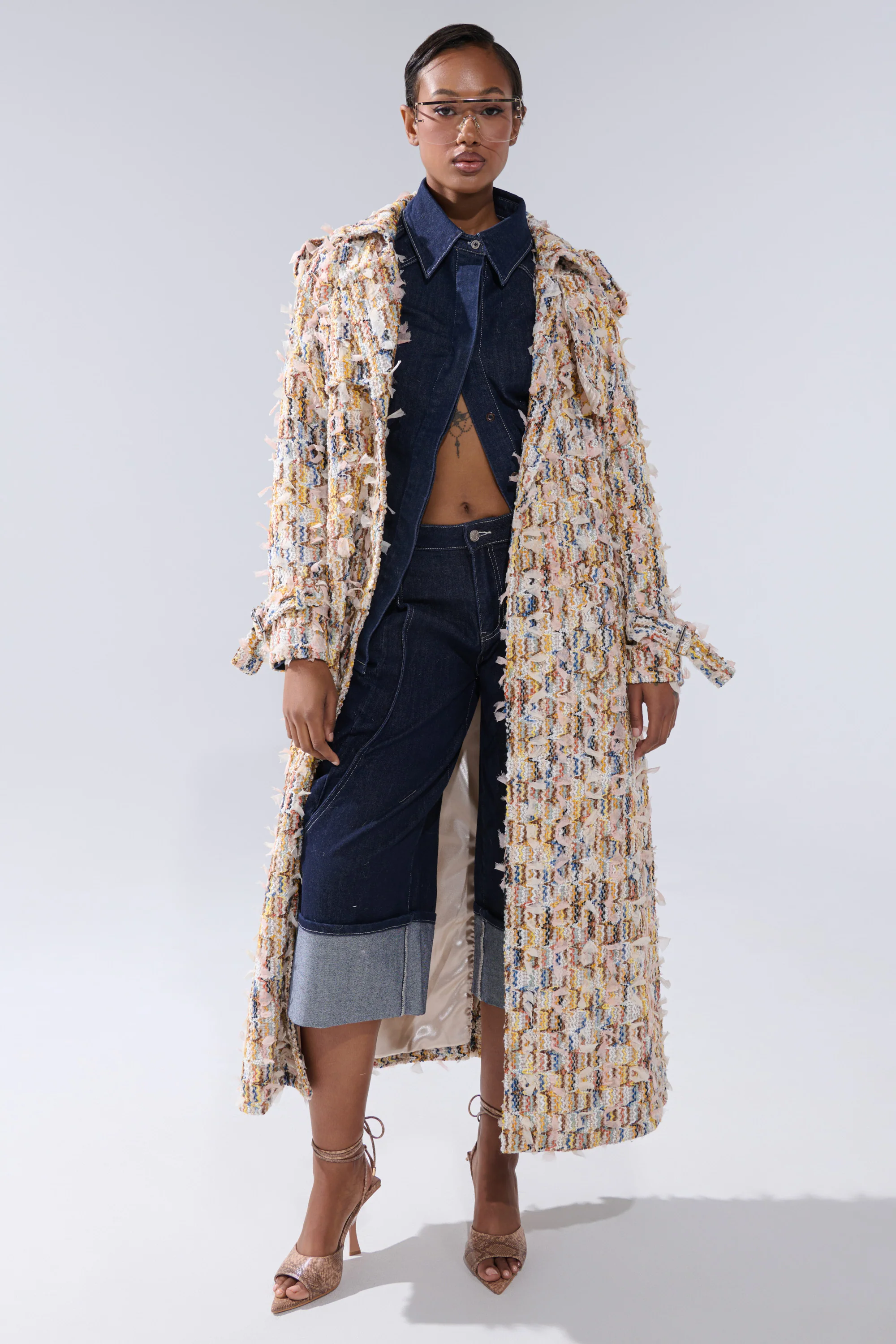 RHODES TEXTURED TRENCH - Image 2