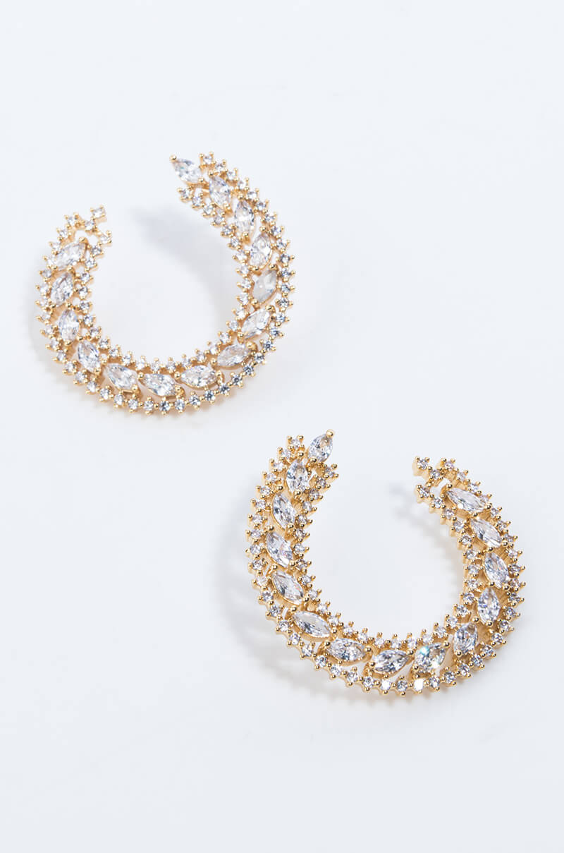 RICH BITCH RHINESTONE EARRING - Image 2