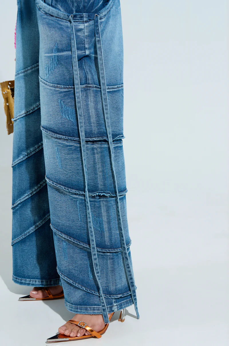 RIDE THE WAVE WIDE LEG DENIM JEANS - Image 7