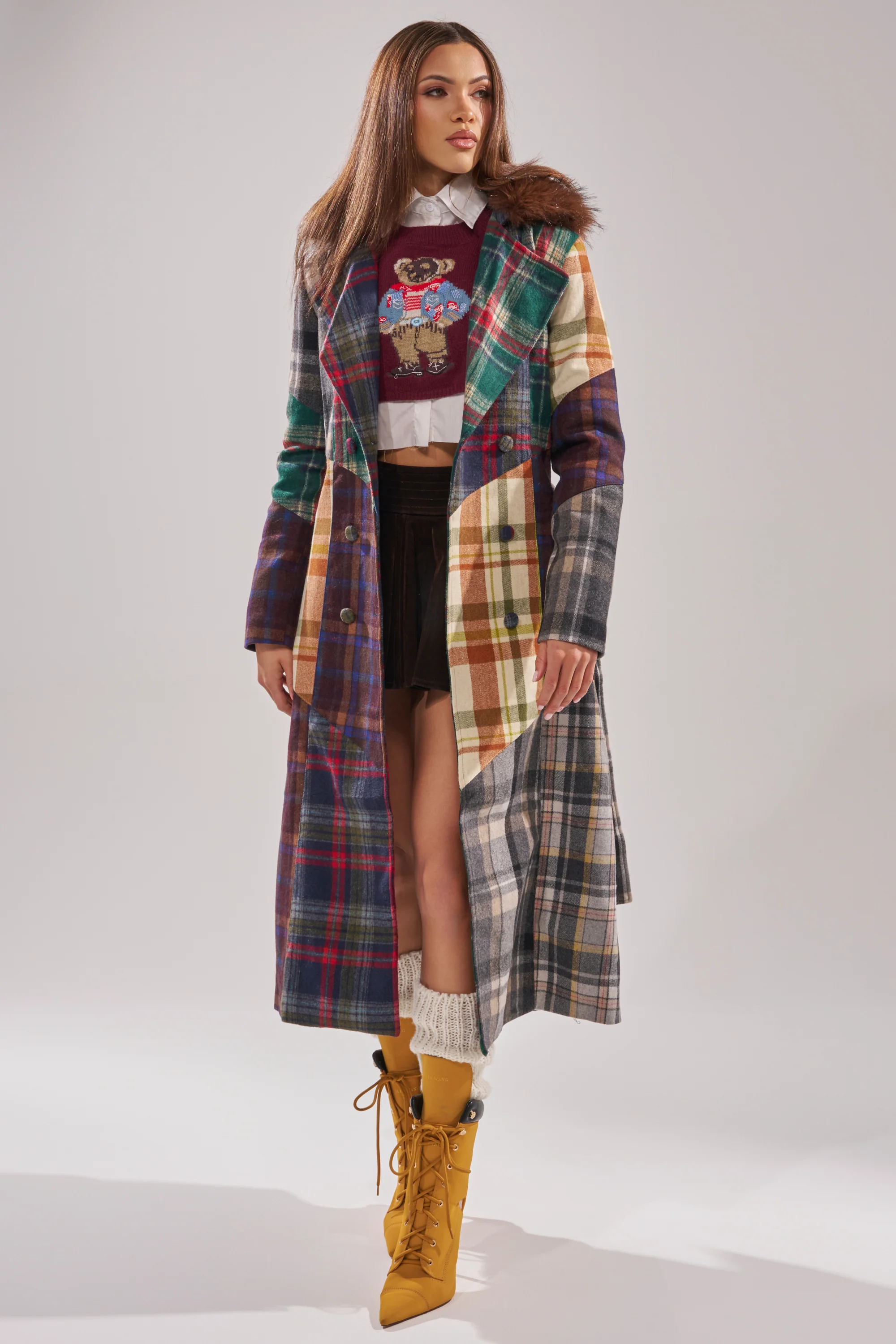 RILEY PATCHWORK TRENCH - Image 3