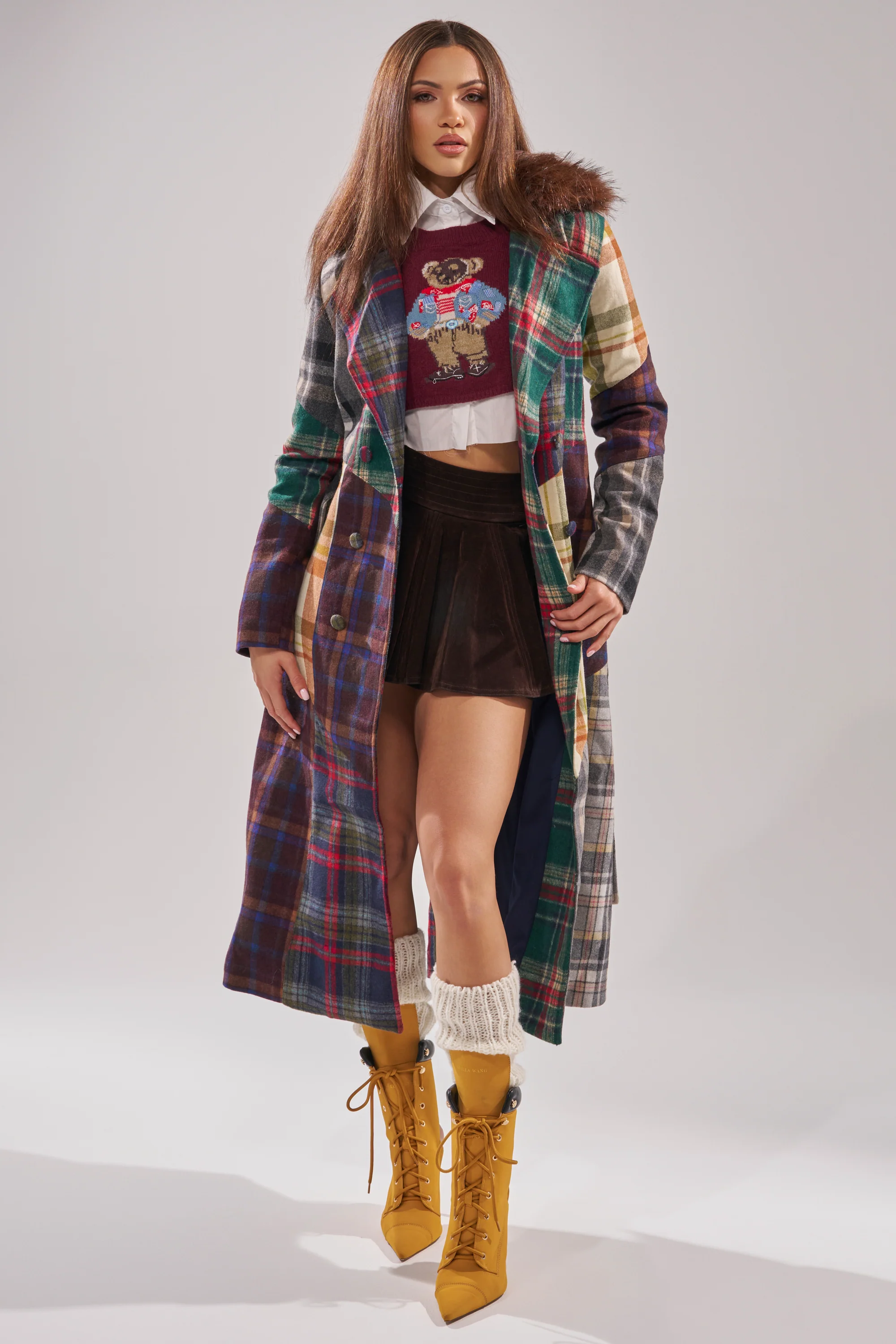RILEY PATCHWORK TRENCH - Image 4