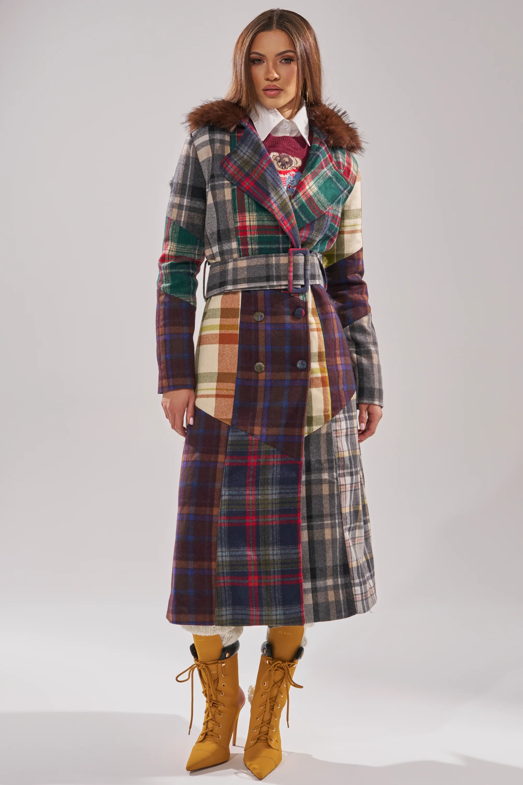 RILEY PATCHWORK TRENCH - Image 5