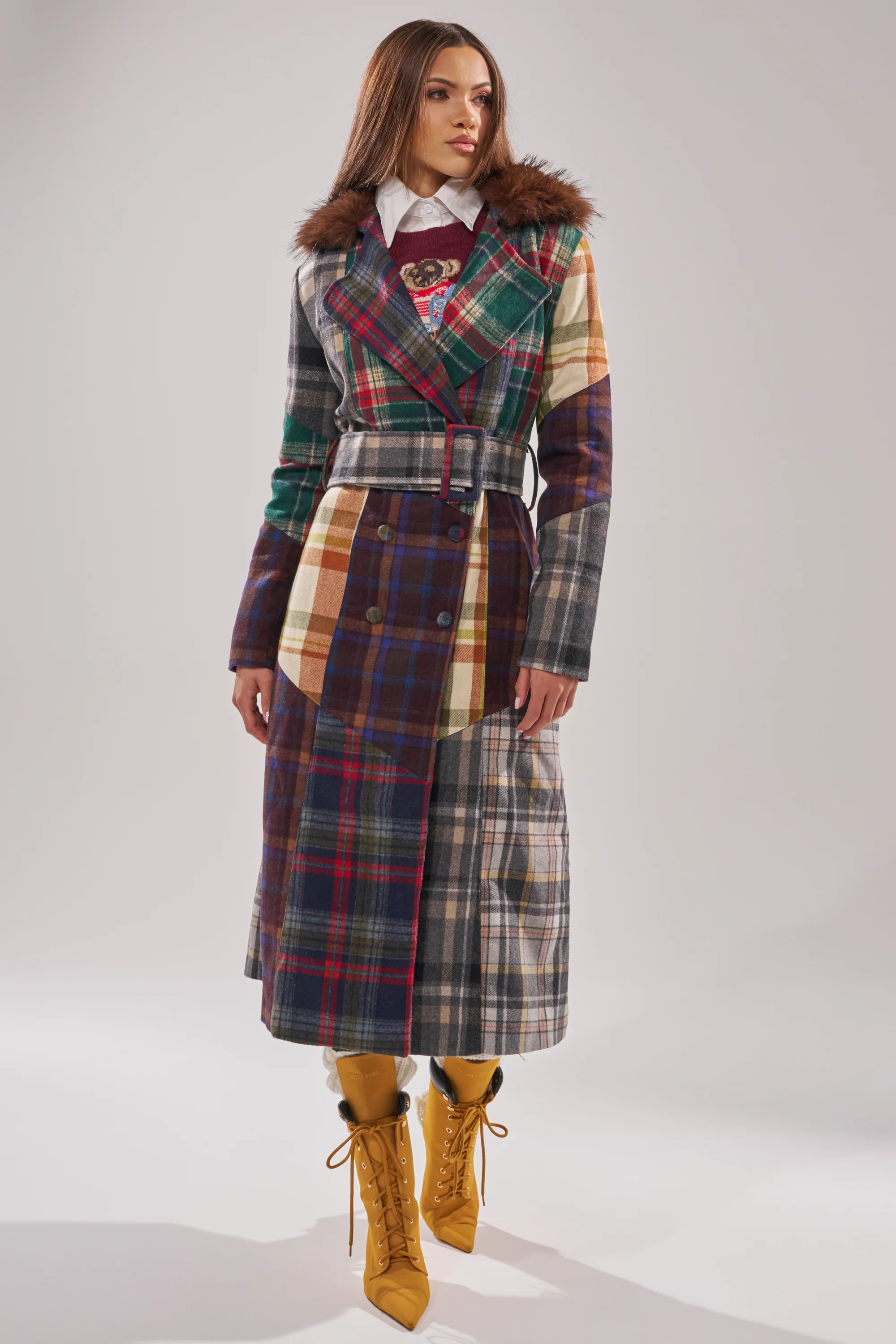 RILEY PATCHWORK TRENCH - Image 6