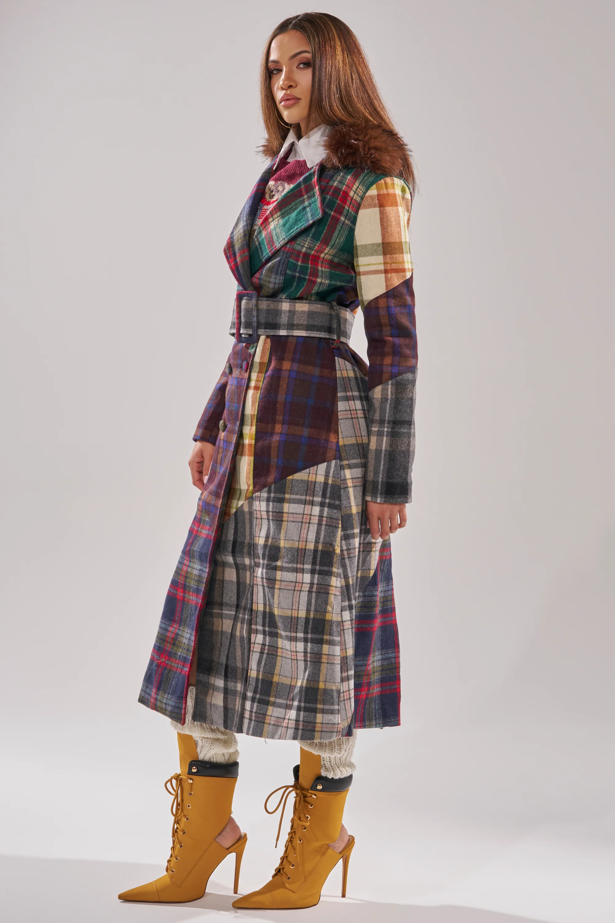 RILEY PATCHWORK TRENCH - Image 7