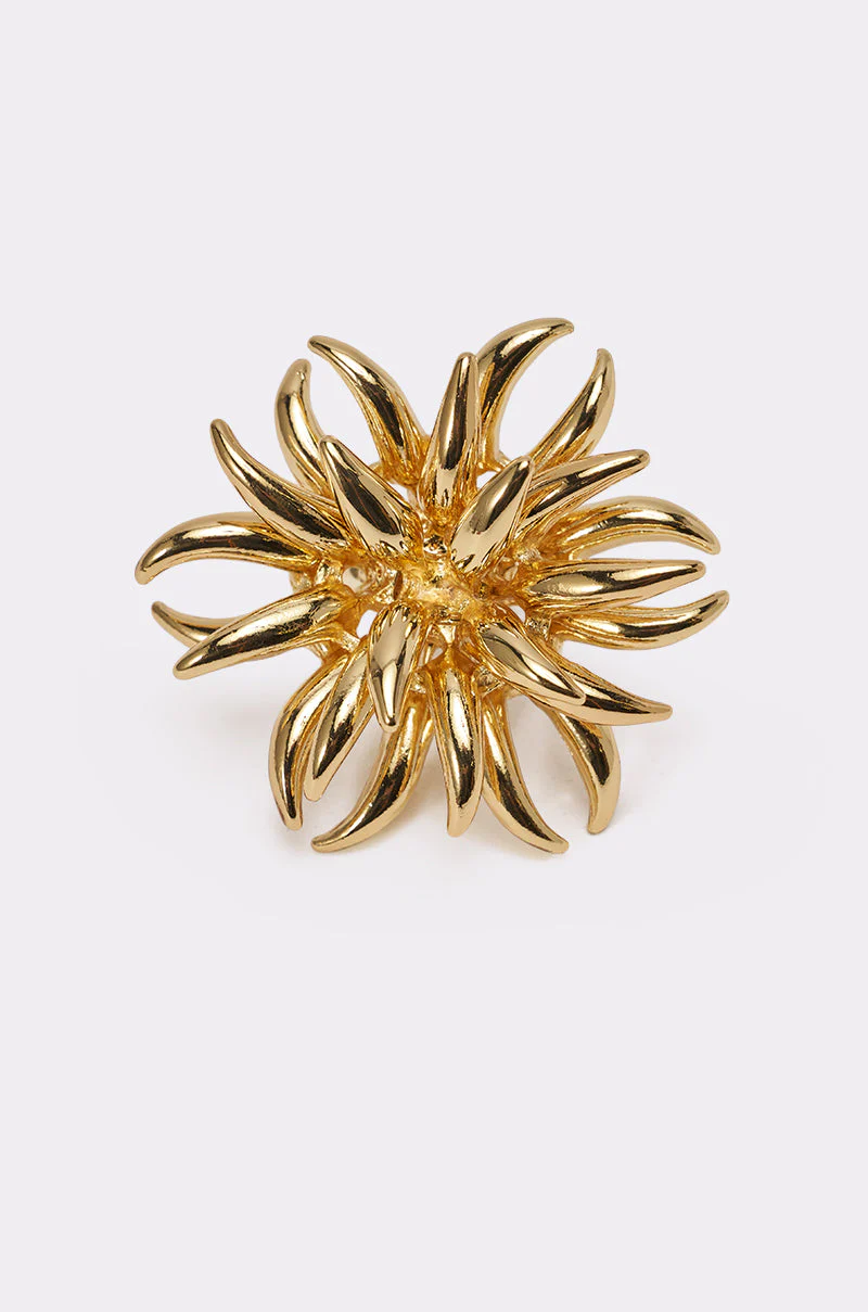 SUNBURST GOLD RING - Image 2