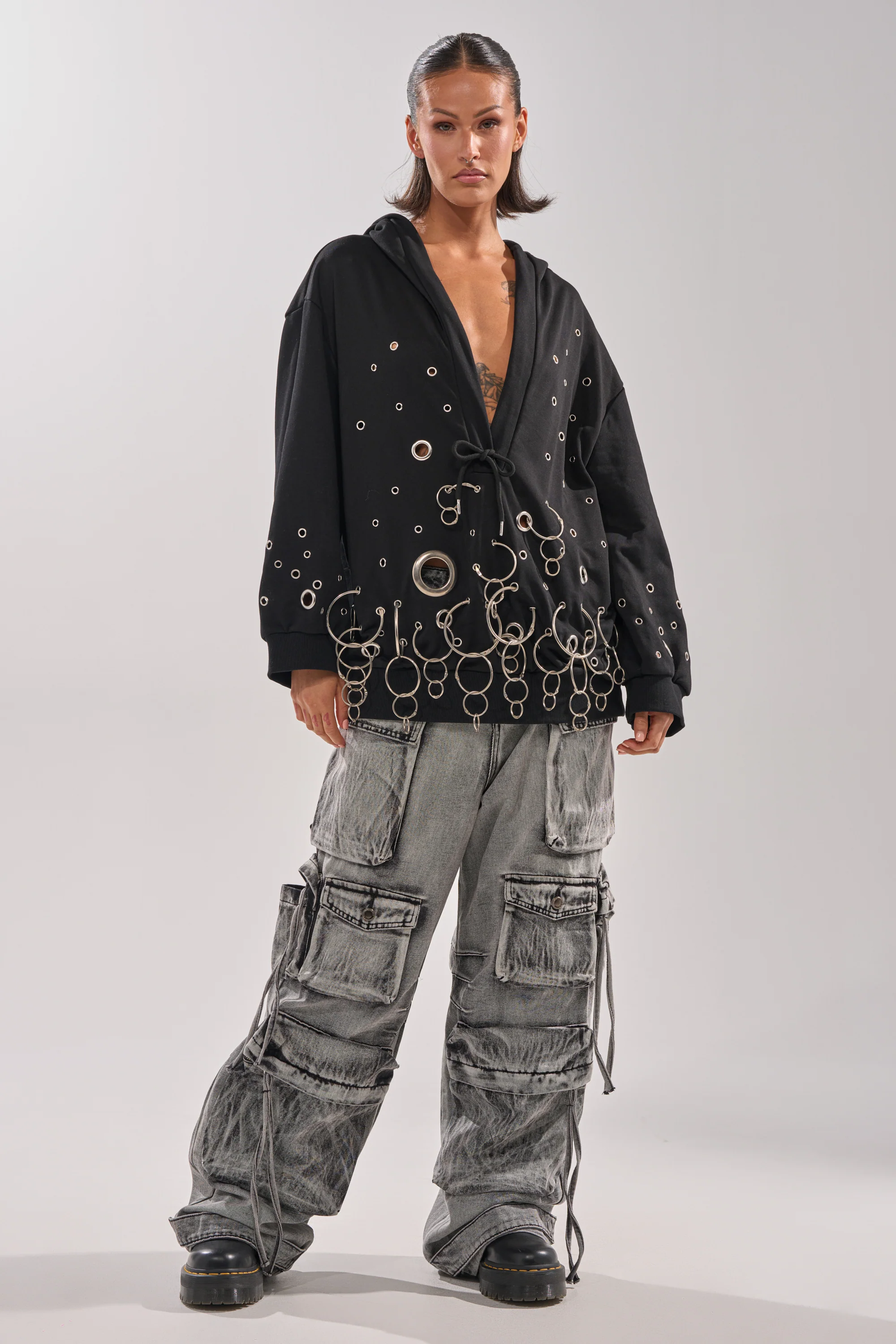 RING AROUND ME OVERSIZED HOODED SWEATSHIRT - Image 6