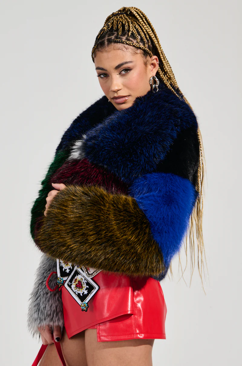 RIOT PATCHWORK FAUX FUR - Image 4