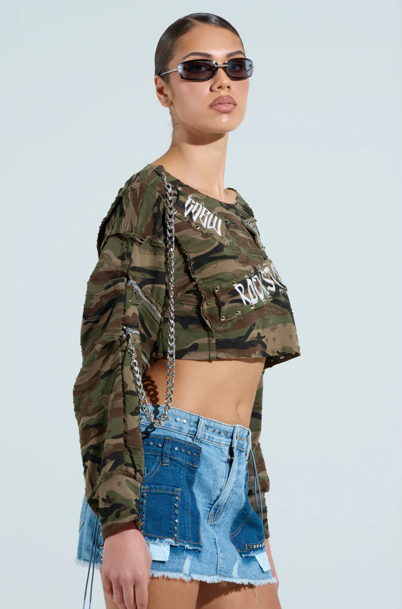 ROCKSTAR CAMO TOP - Image 5
