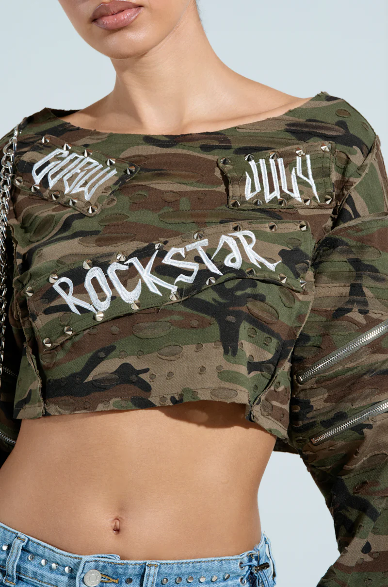 ROCKSTAR CAMO TOP - Image 9