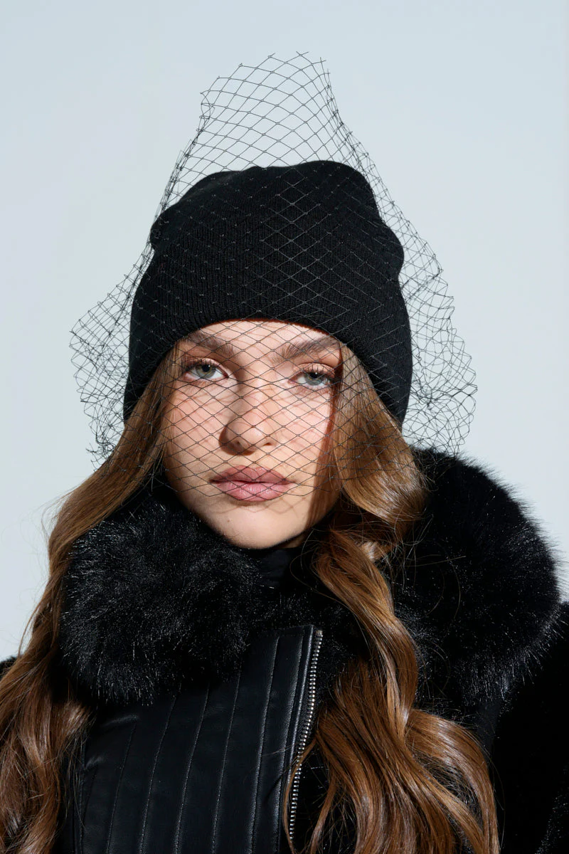 ROCKY MESH VEIL BEANIE - Image 2