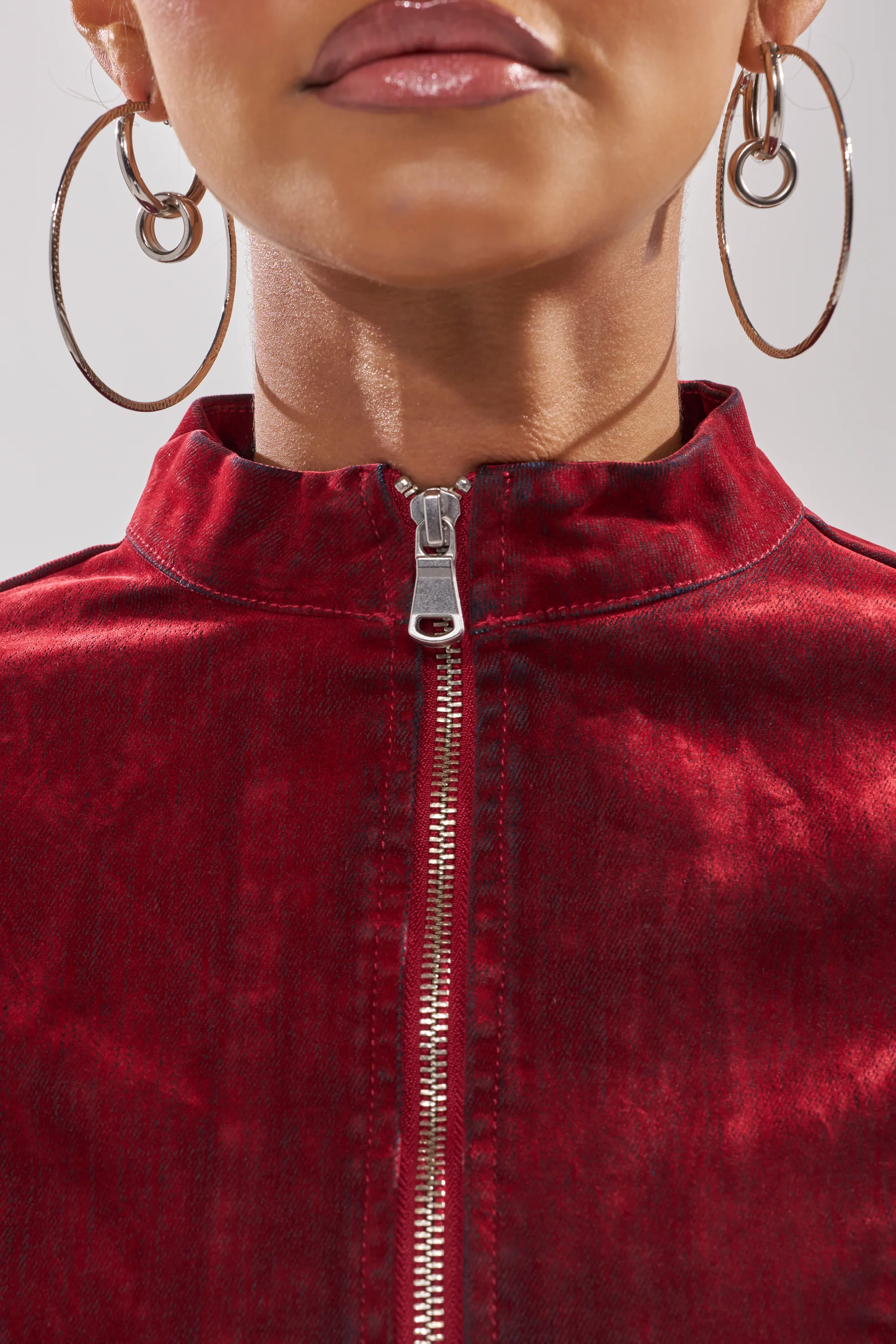 RODEO VIBES VELVET DENIM ZIP UP - Image 10