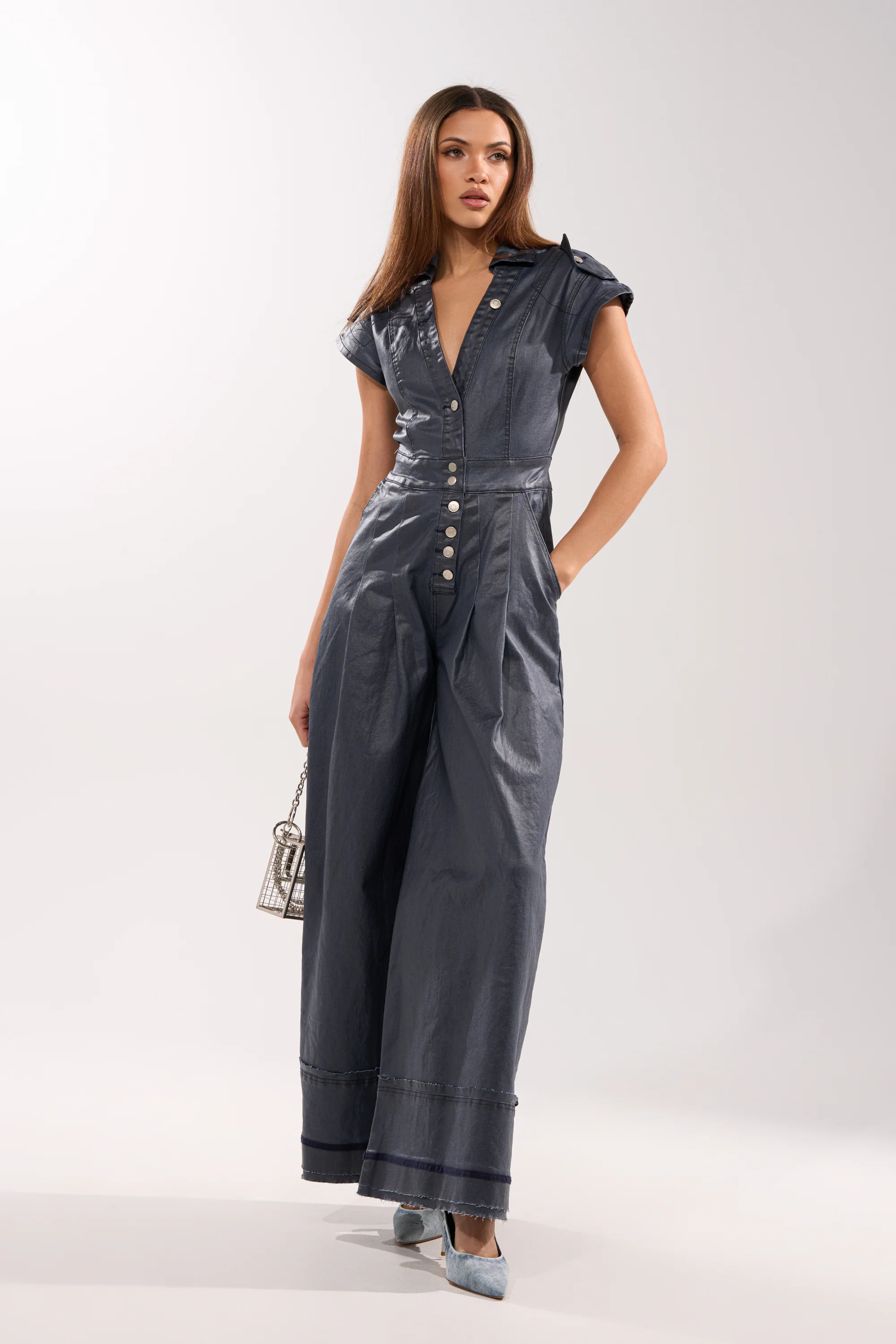 RONNIE DENIM JUMPSUIT - Image 2