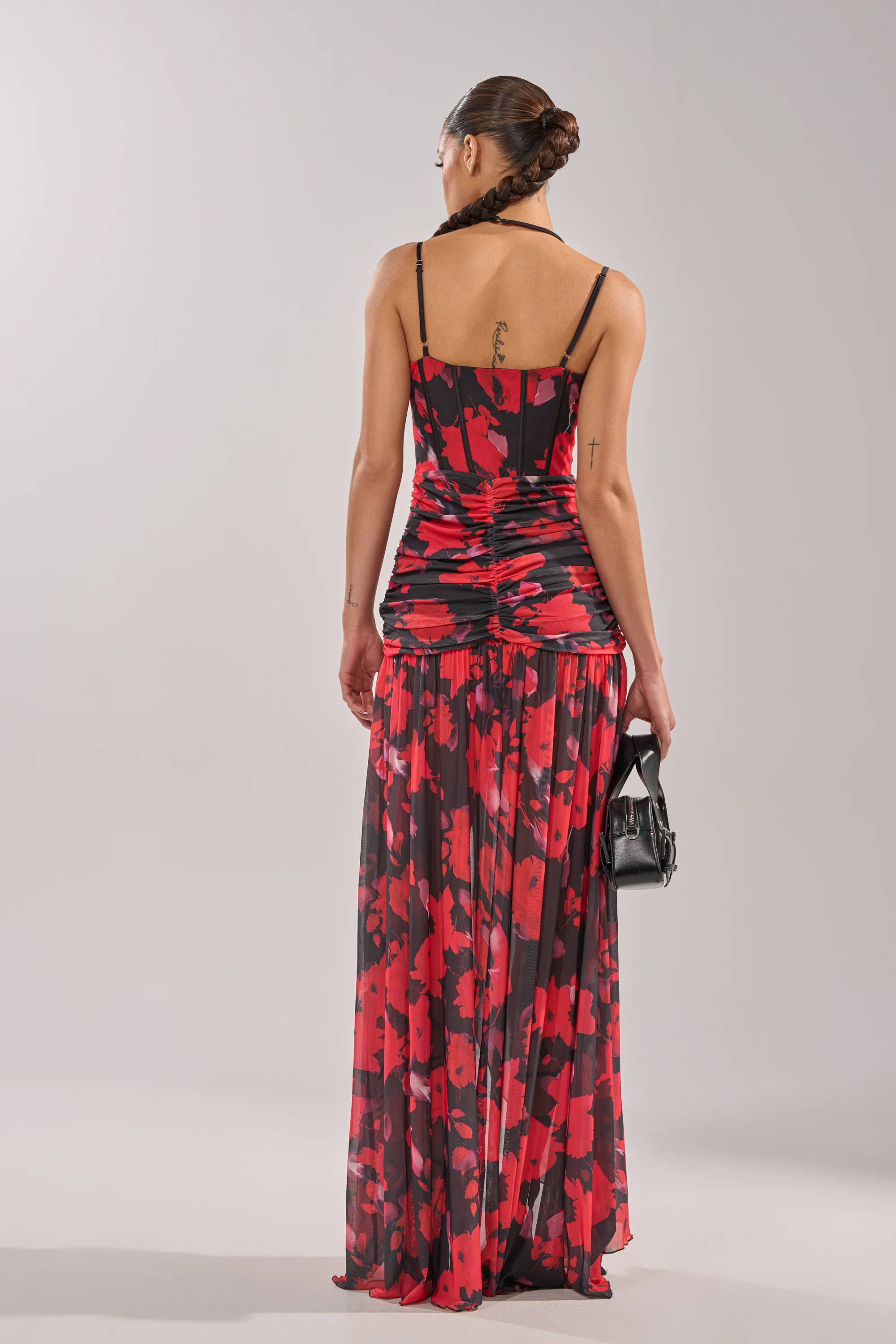 ROSE GARDEN MESH MAXI DRESS - Image 4