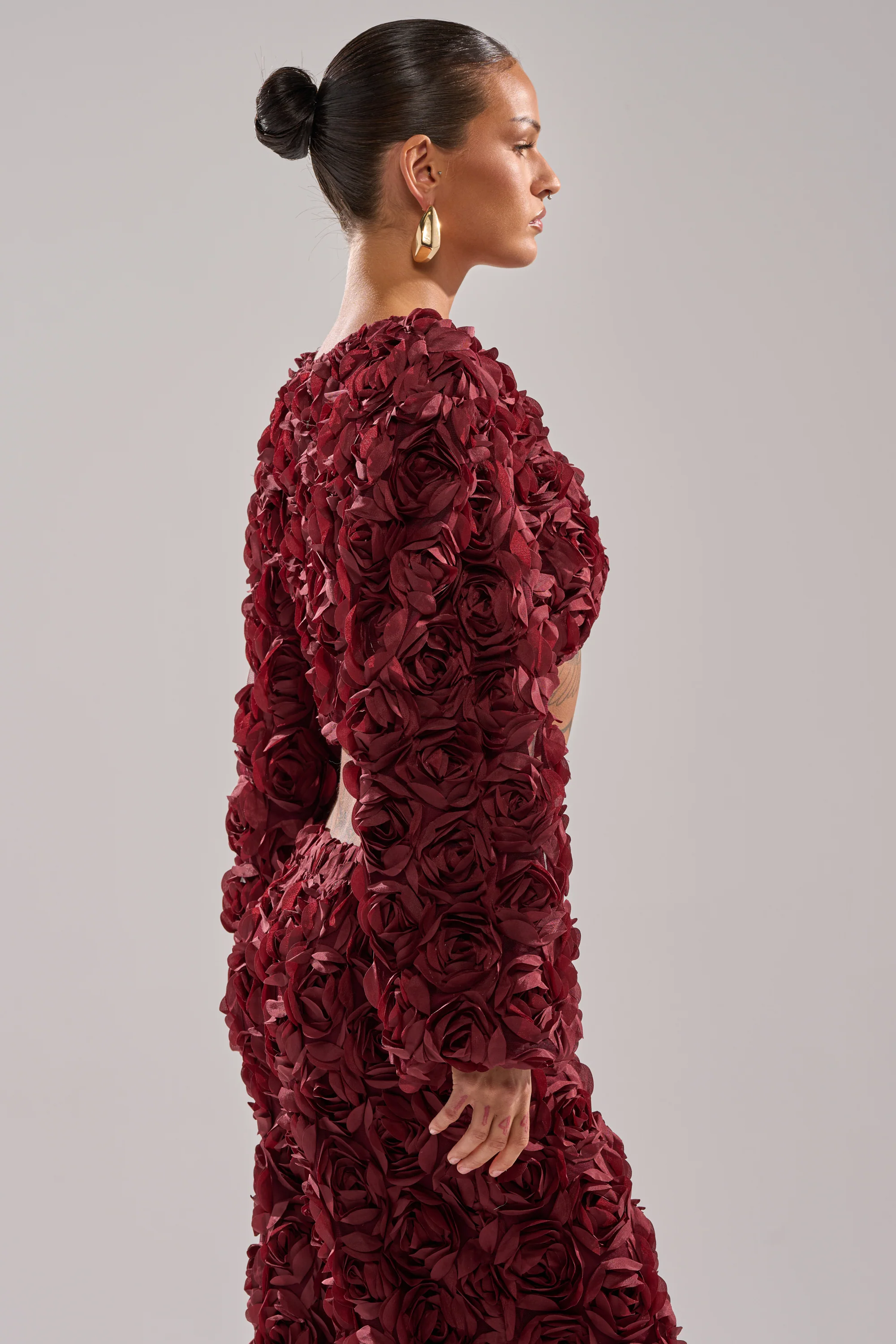 ROSE PETALS FLORAL SHRUG - Image 3