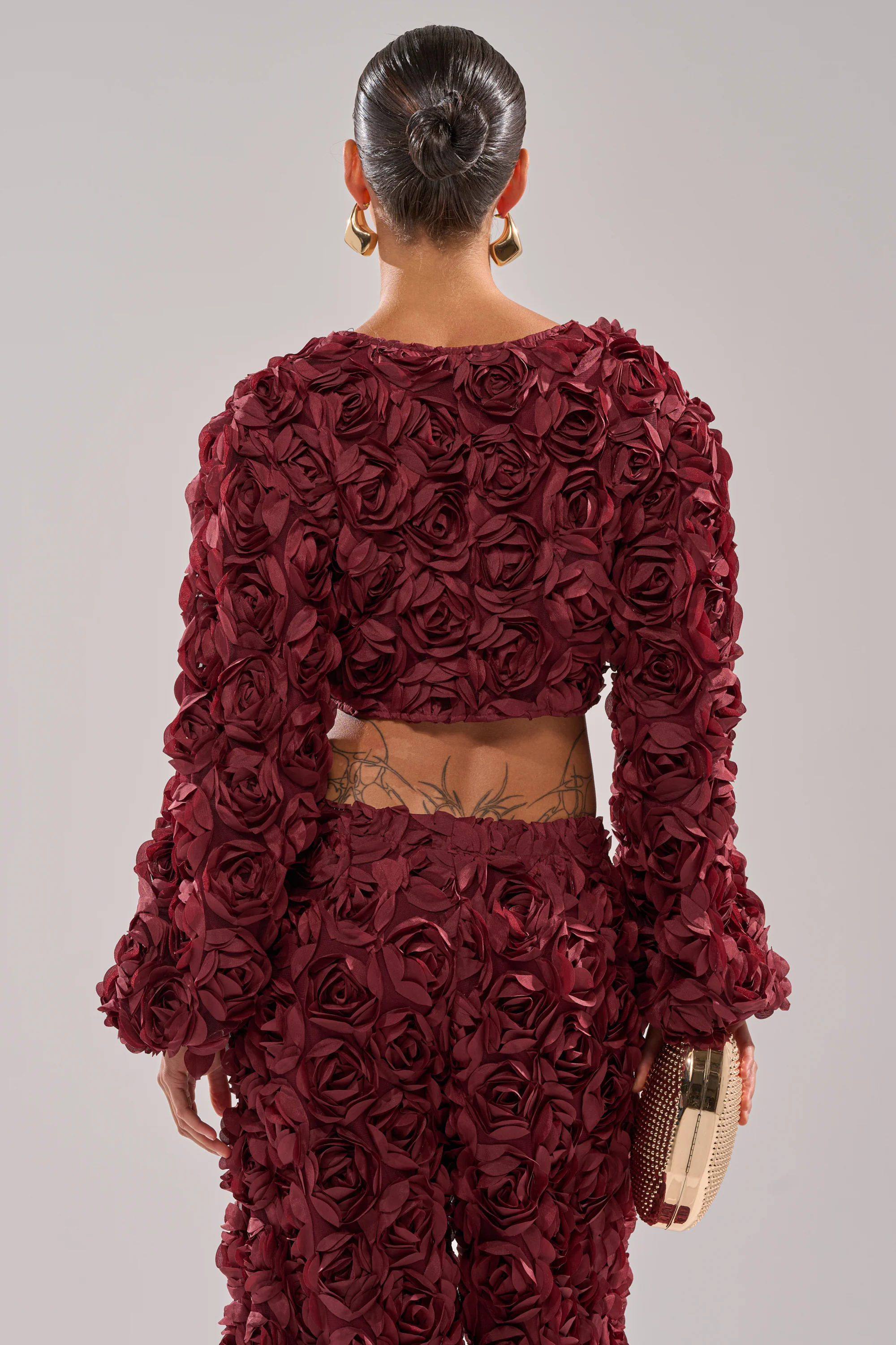 ROSE PETALS FLORAL SHRUG - Image 4