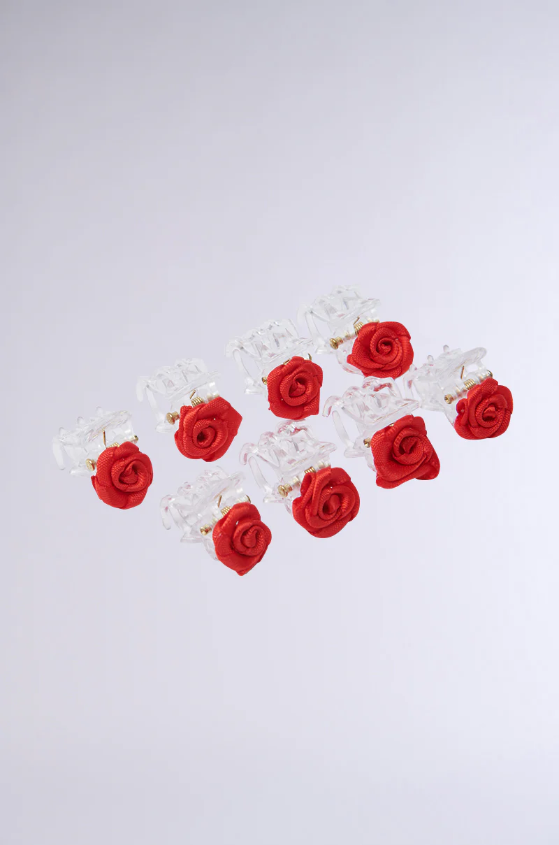 ROSES ARE RED HAIR CLIP PACK - Image 3