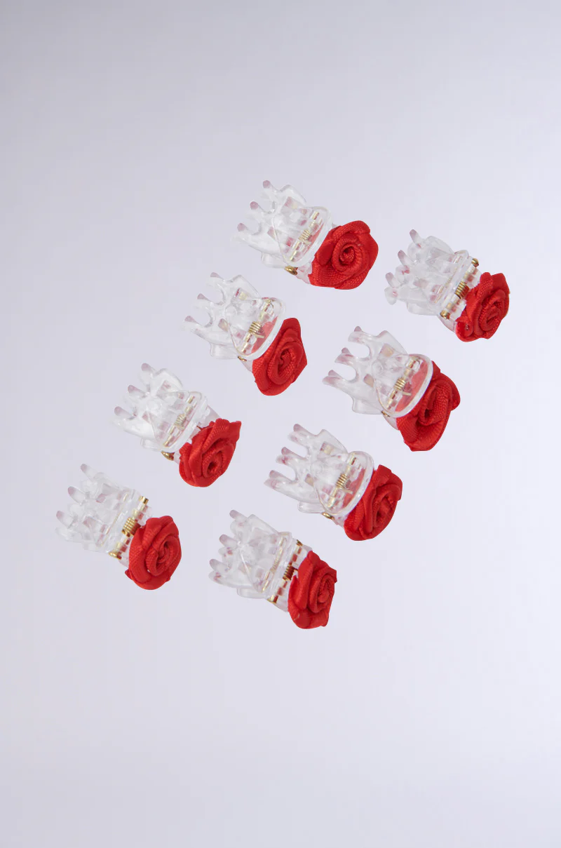 ROSES ARE RED HAIR CLIP PACK - Image 4