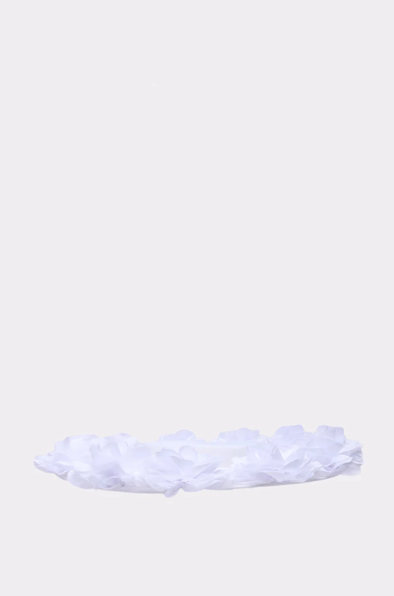 ROSEY CLIP ON HAT IN WHITE - Image 3