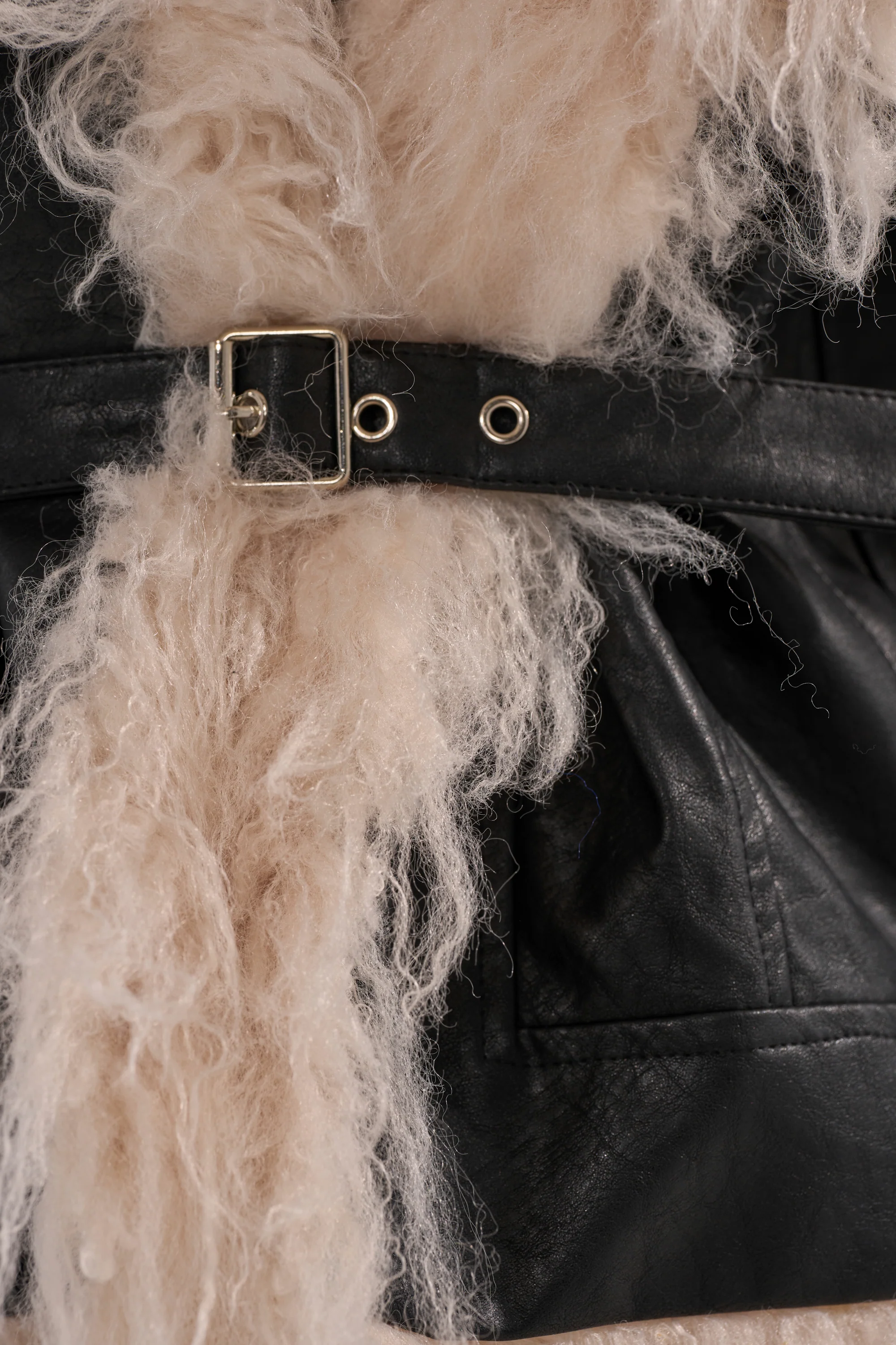 ROSIE FUR TRIM MOTO - Image 10