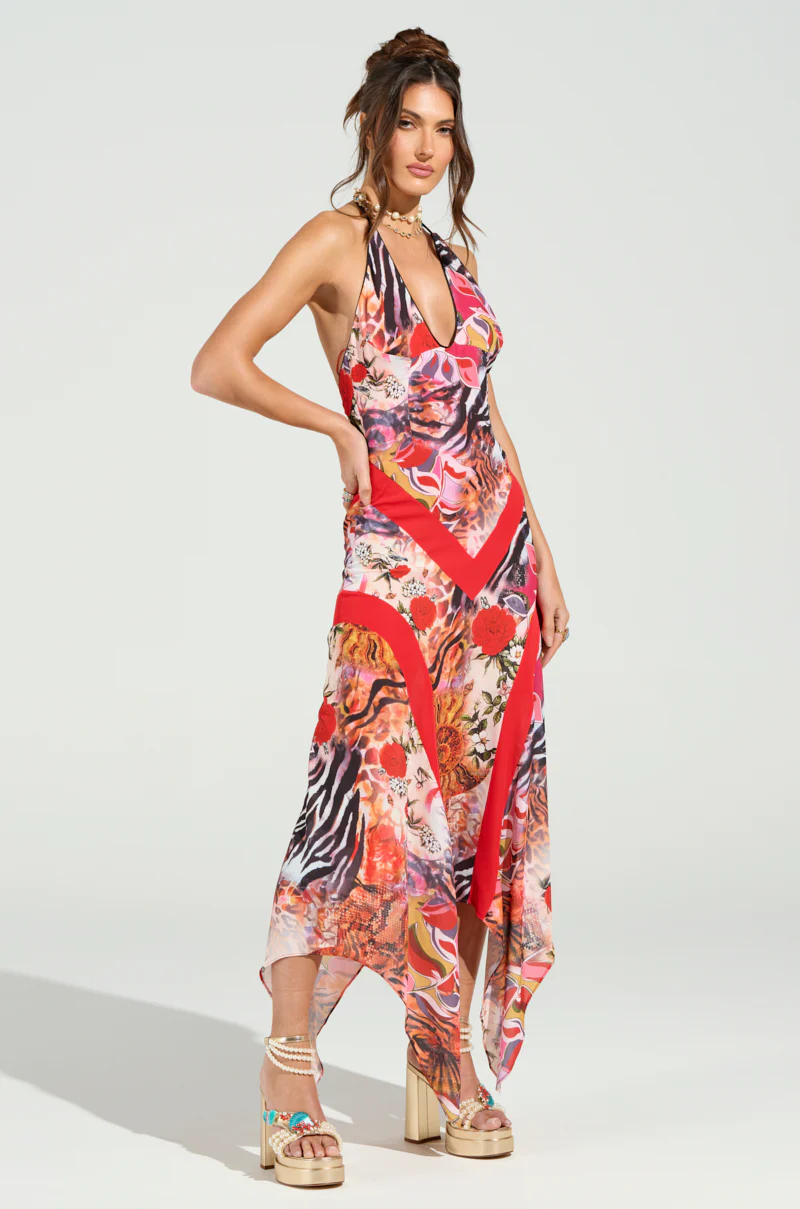 ROTTEN RIGHT TO THE CORE PRINTED MIDI DRESS - Image 3