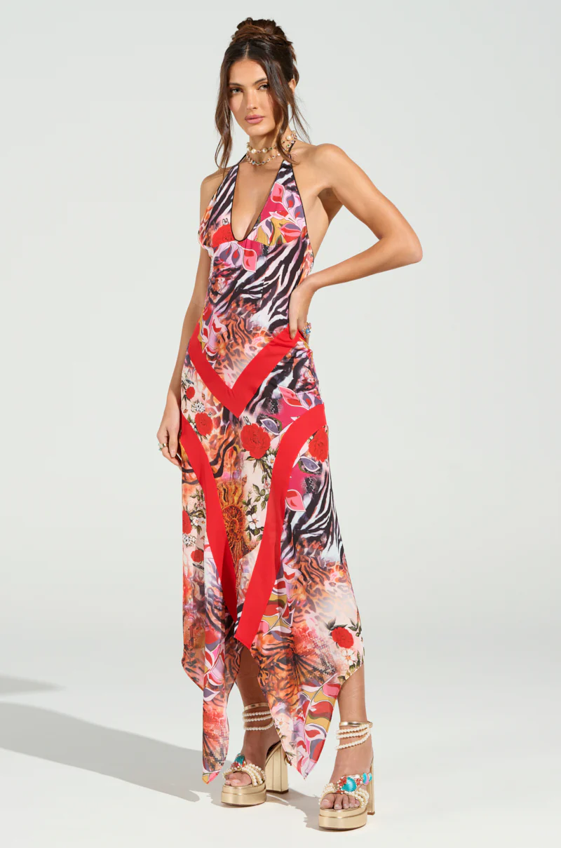 ROTTEN RIGHT TO THE CORE PRINTED MIDI DRESS - Image 4