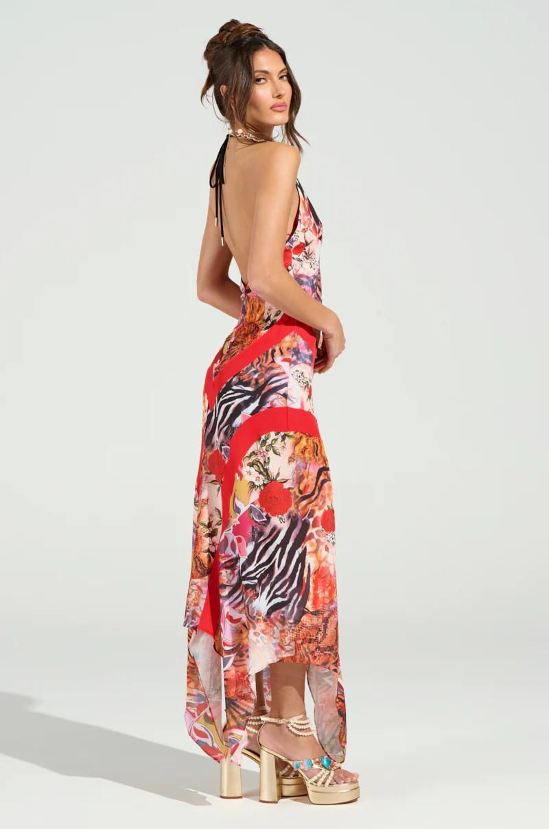 ROTTEN RIGHT TO THE CORE PRINTED MIDI DRESS - Image 5