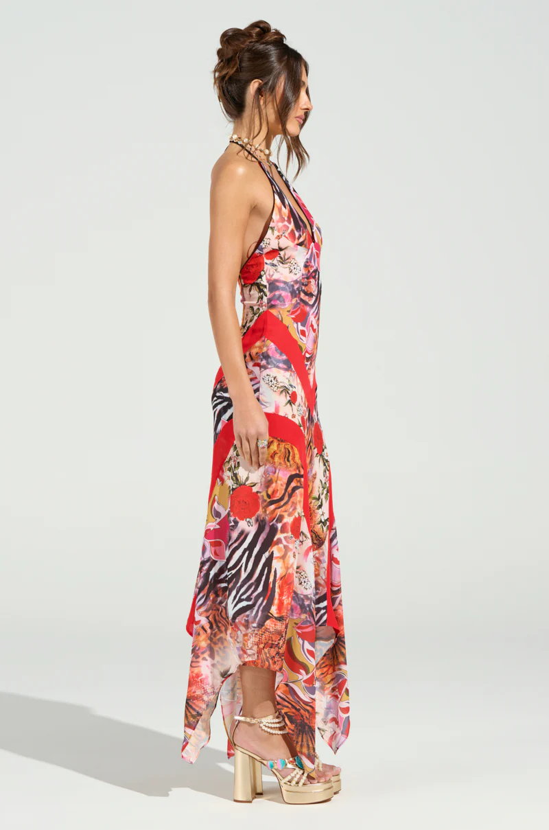 ROTTEN RIGHT TO THE CORE PRINTED MIDI DRESS - Image 6