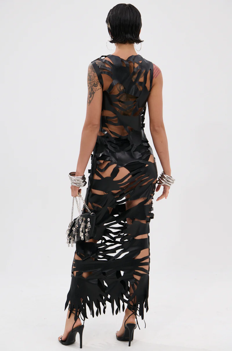 ROUND OF APPLAUSE CUTOUT MAXI DRESS - Image 5