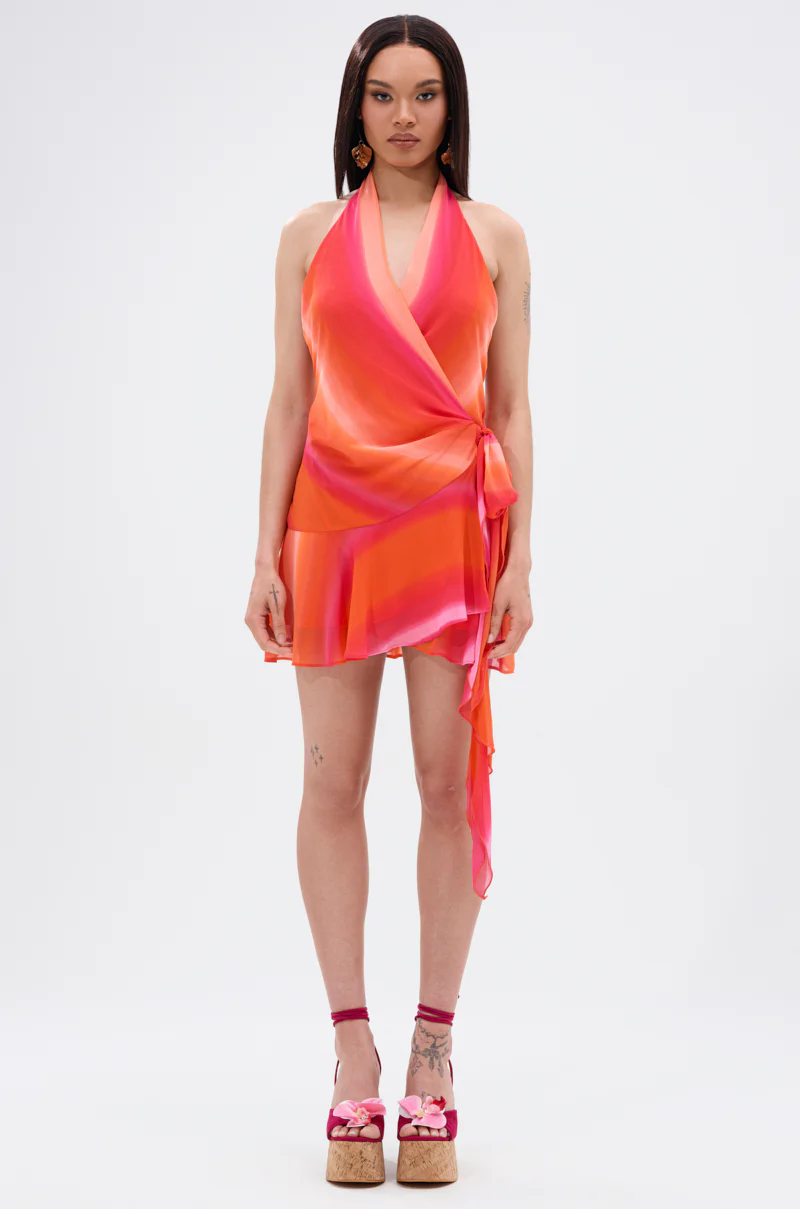 ROXANNE PRINTED MINI DRESS - Image 5