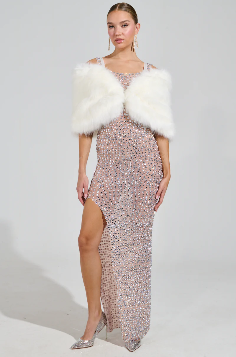 ROXANNE RHINESTONE STUDDED MAXI DRESS - Image 8