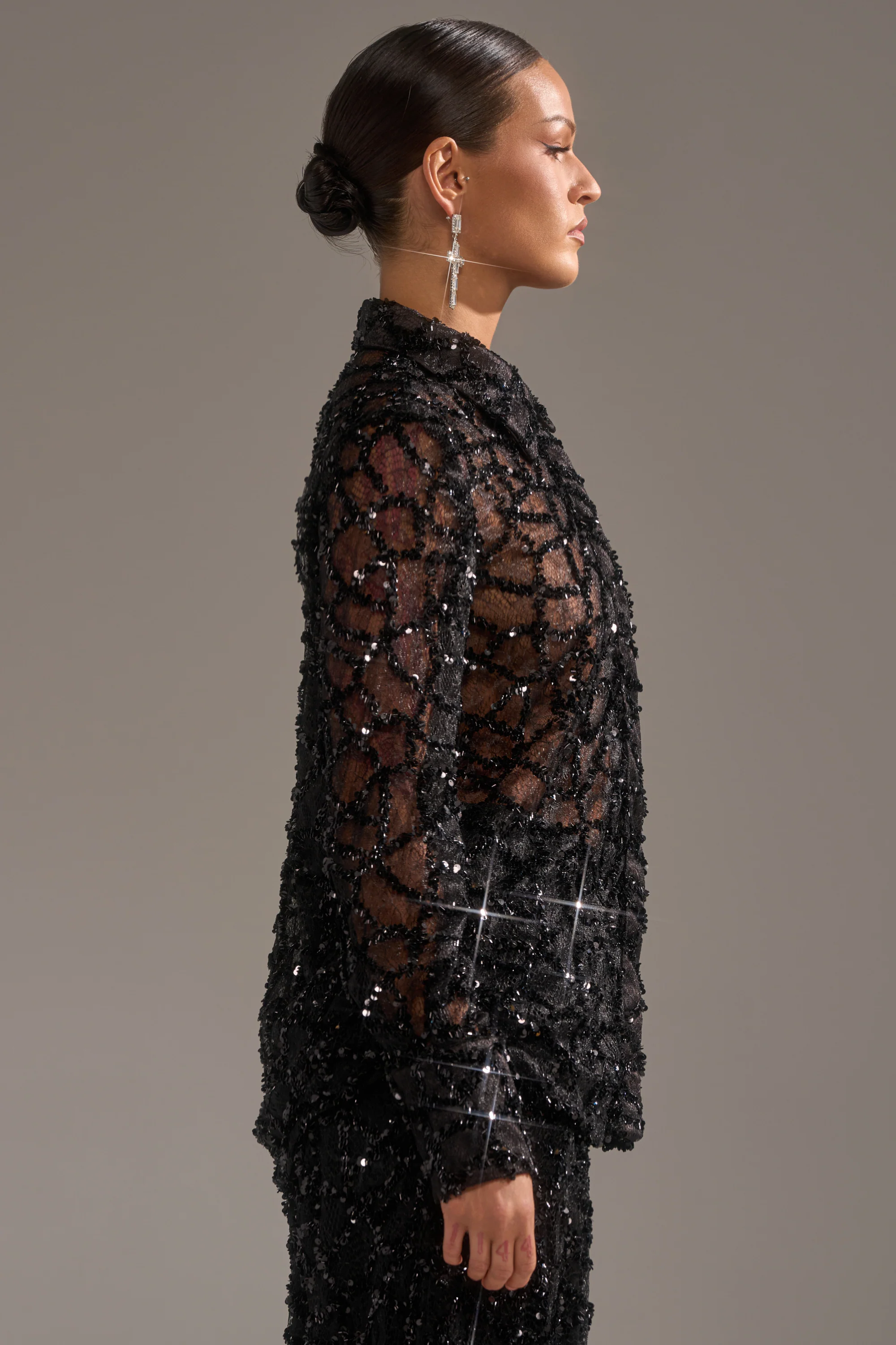 ROXY SEQUIN BUTTON DOWN - Image 4