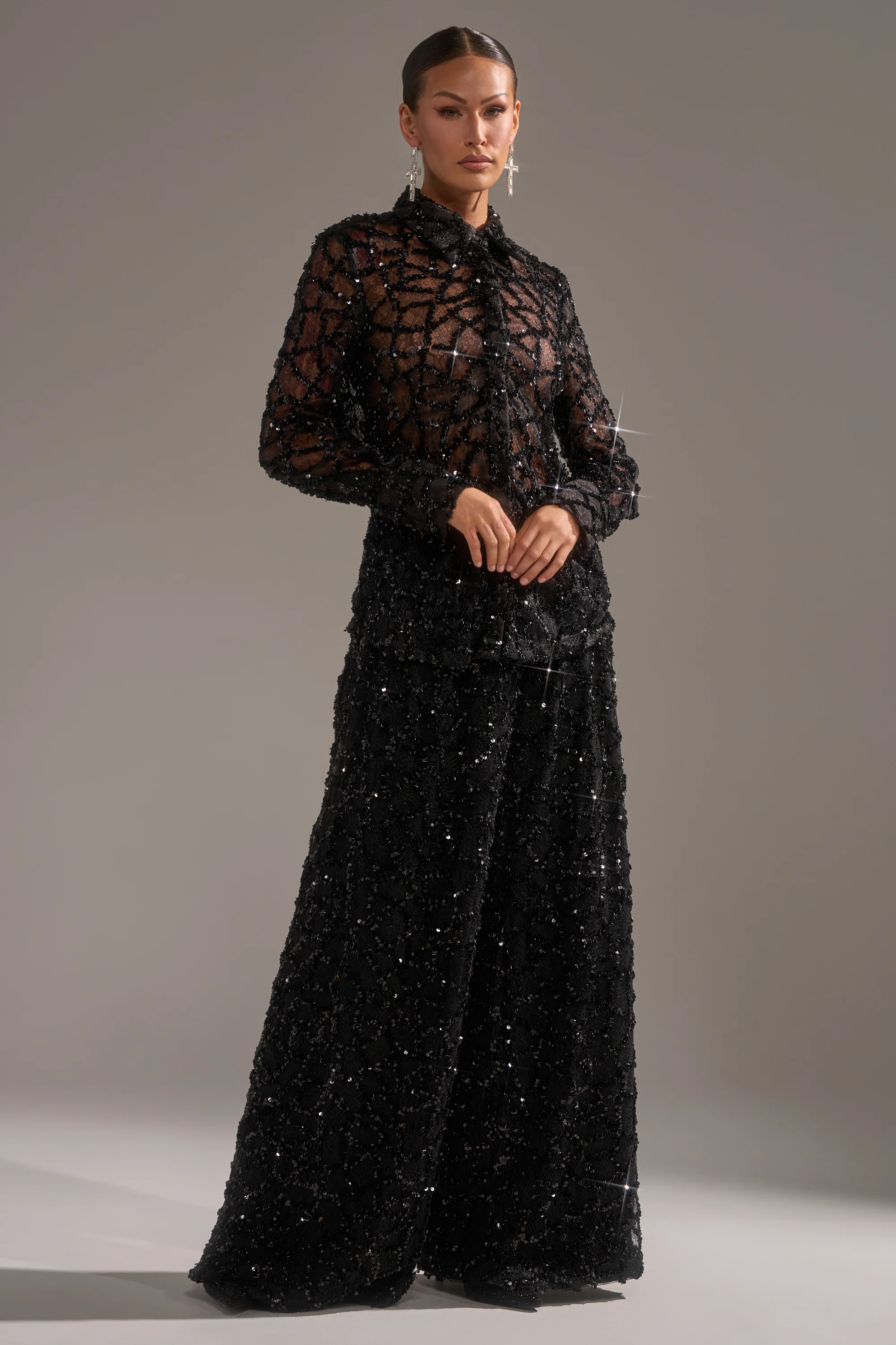 ROXY SEQUIN BUTTON DOWN - Image 8