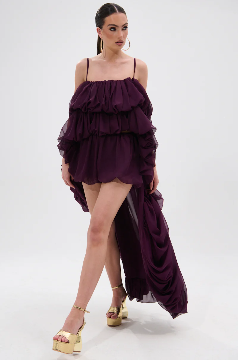 ROYAL HIGH LOW BLOUSE TOP - Image 2